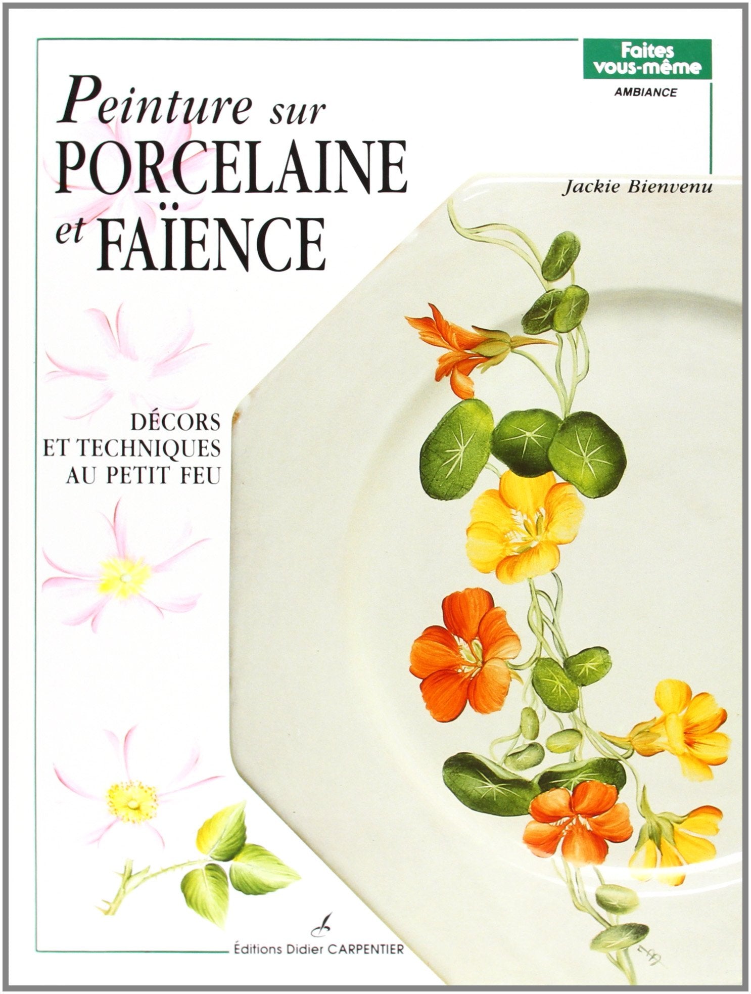 Peinture sur porcelaine et faïence: Décors et techniques au petit feu 9782906962491