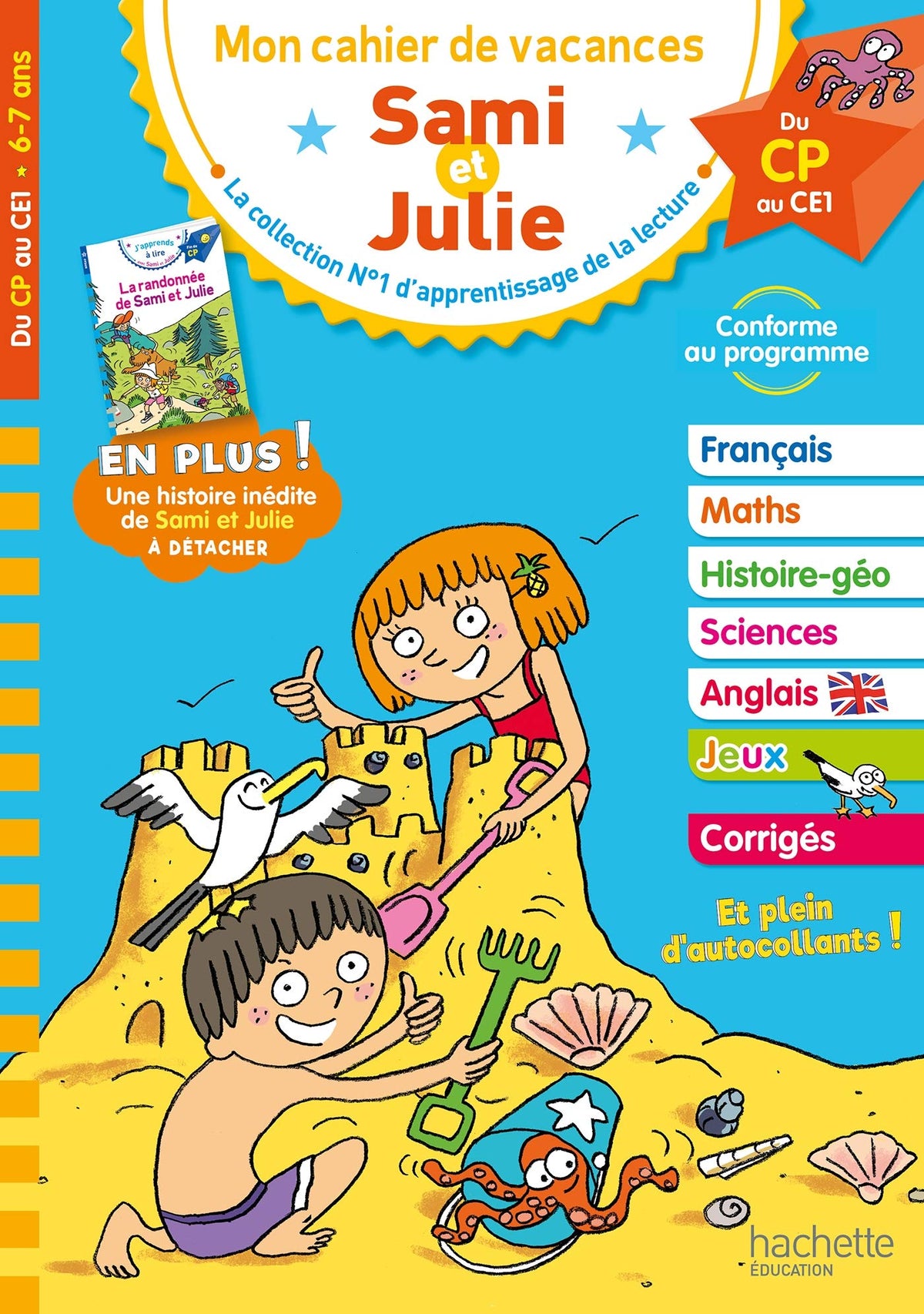 Sami et Julie - Du CP au CE1 - Cahier de vacances 2025 9782017016991