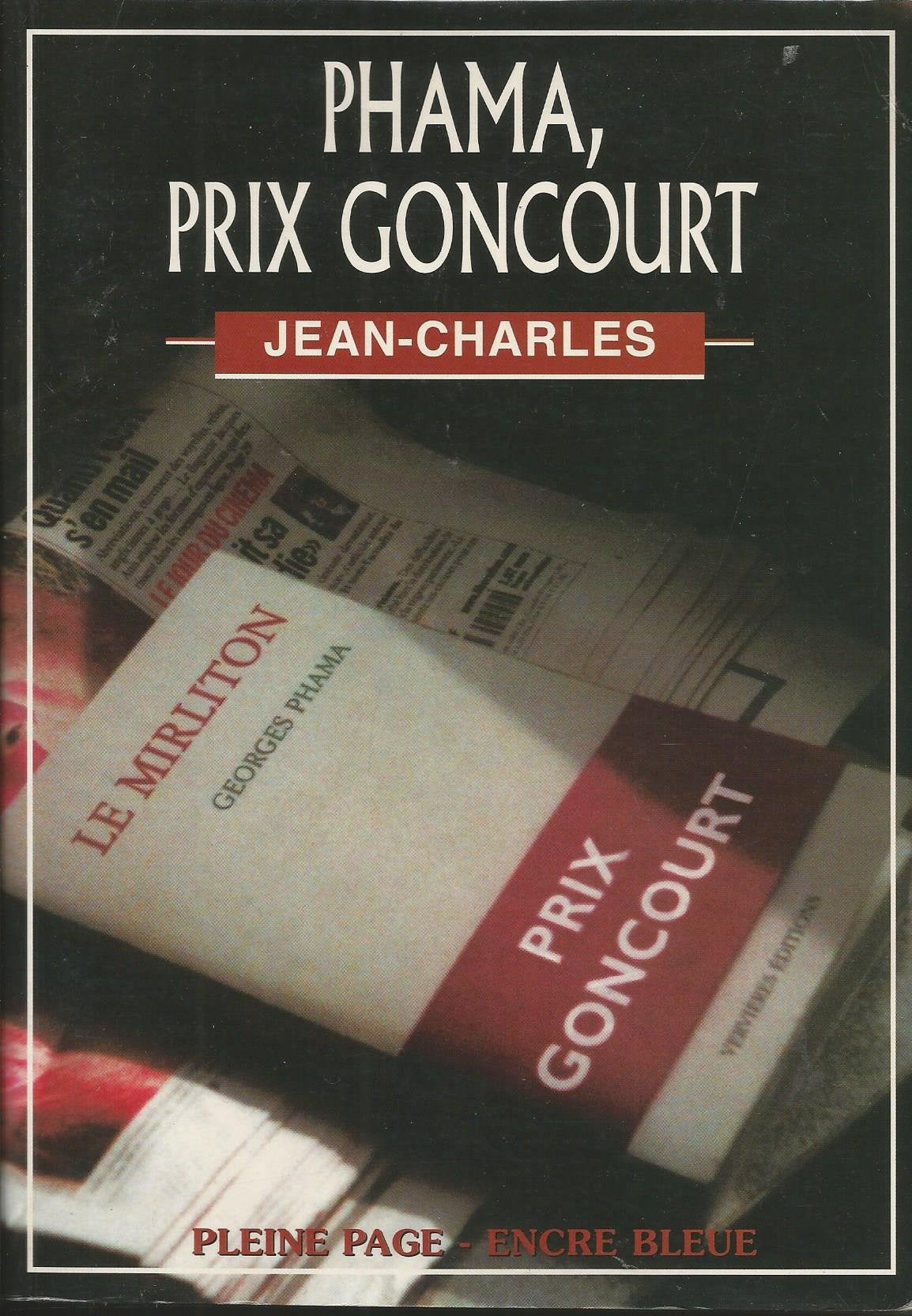 Phama prix goncourt 9782843791727