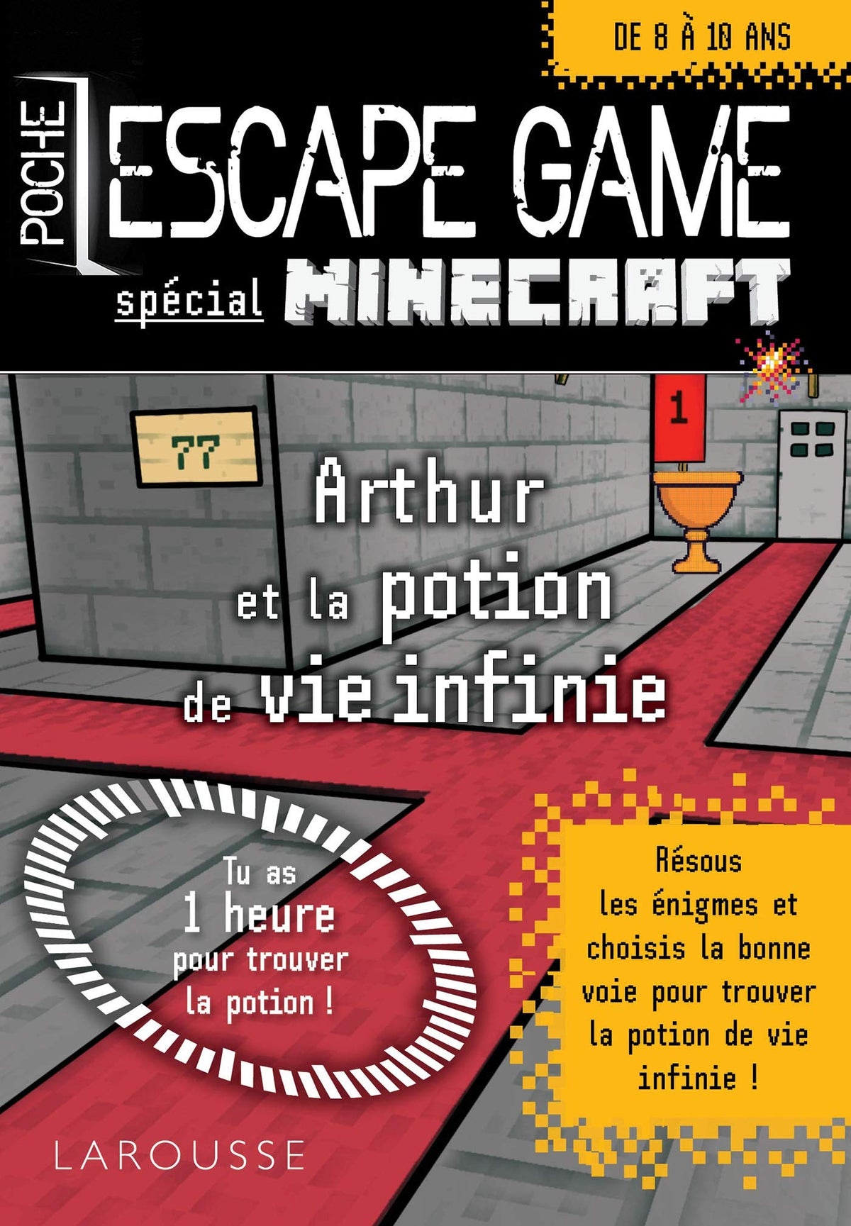 Escape game de poche sp Minecraft - La potion de vie éternelle 9782035969828