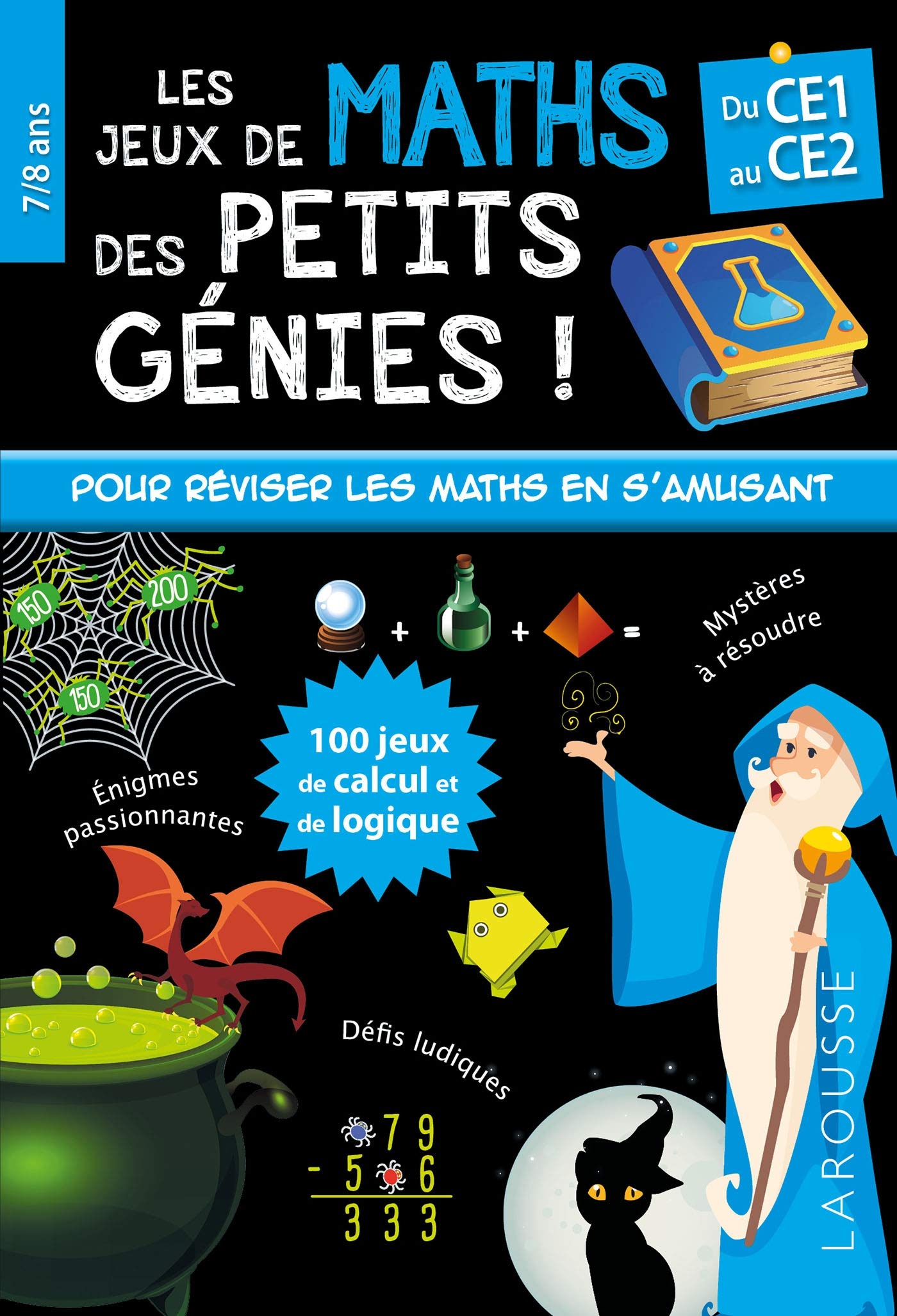 Les JEUX de MATHS et LOGIQUE des petits génies CE1 9782035972545