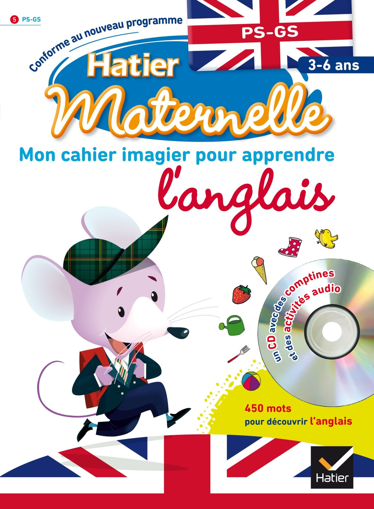 Mon cahier imagier pour apprendre l'anglais: PS-GS, 3-6 ans 9782218963667