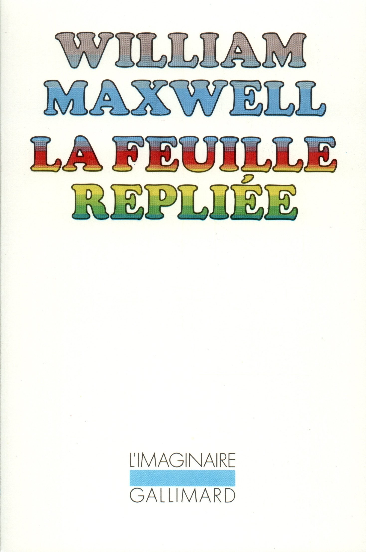 La Feuille repliée 9782070701681