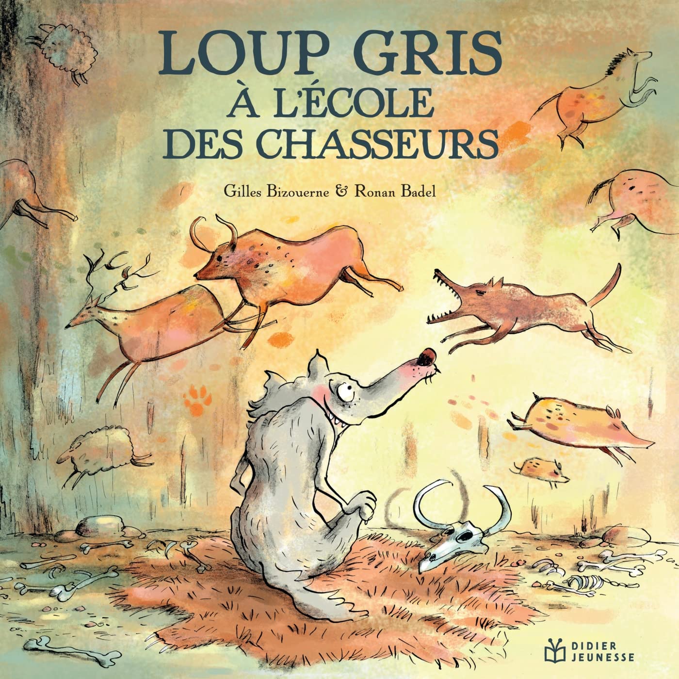 Loup gris à l'école des chasseurs 9782278125357
