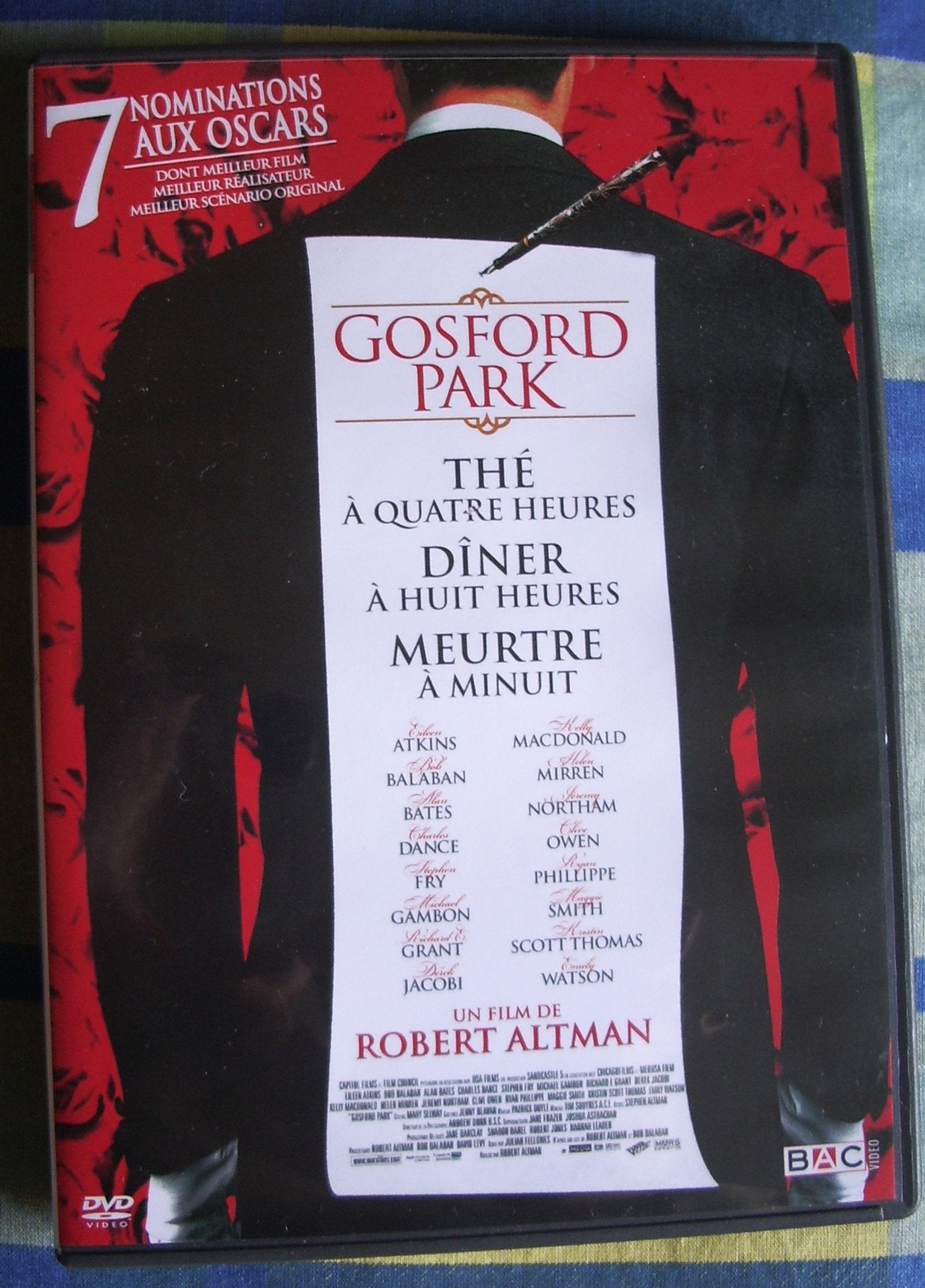 Gosford Park [Édition Simple] 3512391969004