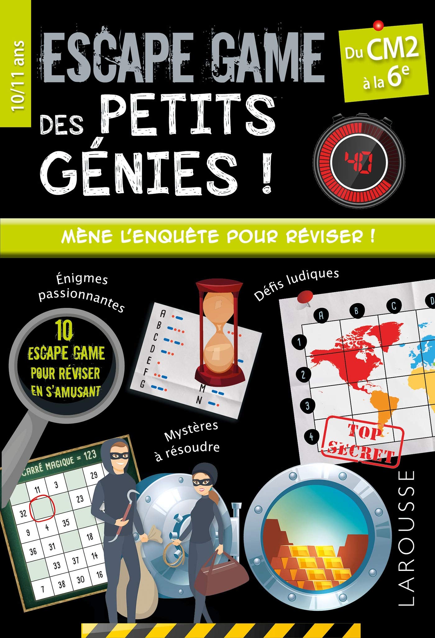 Escape games des petits génies CM2 9782035972576