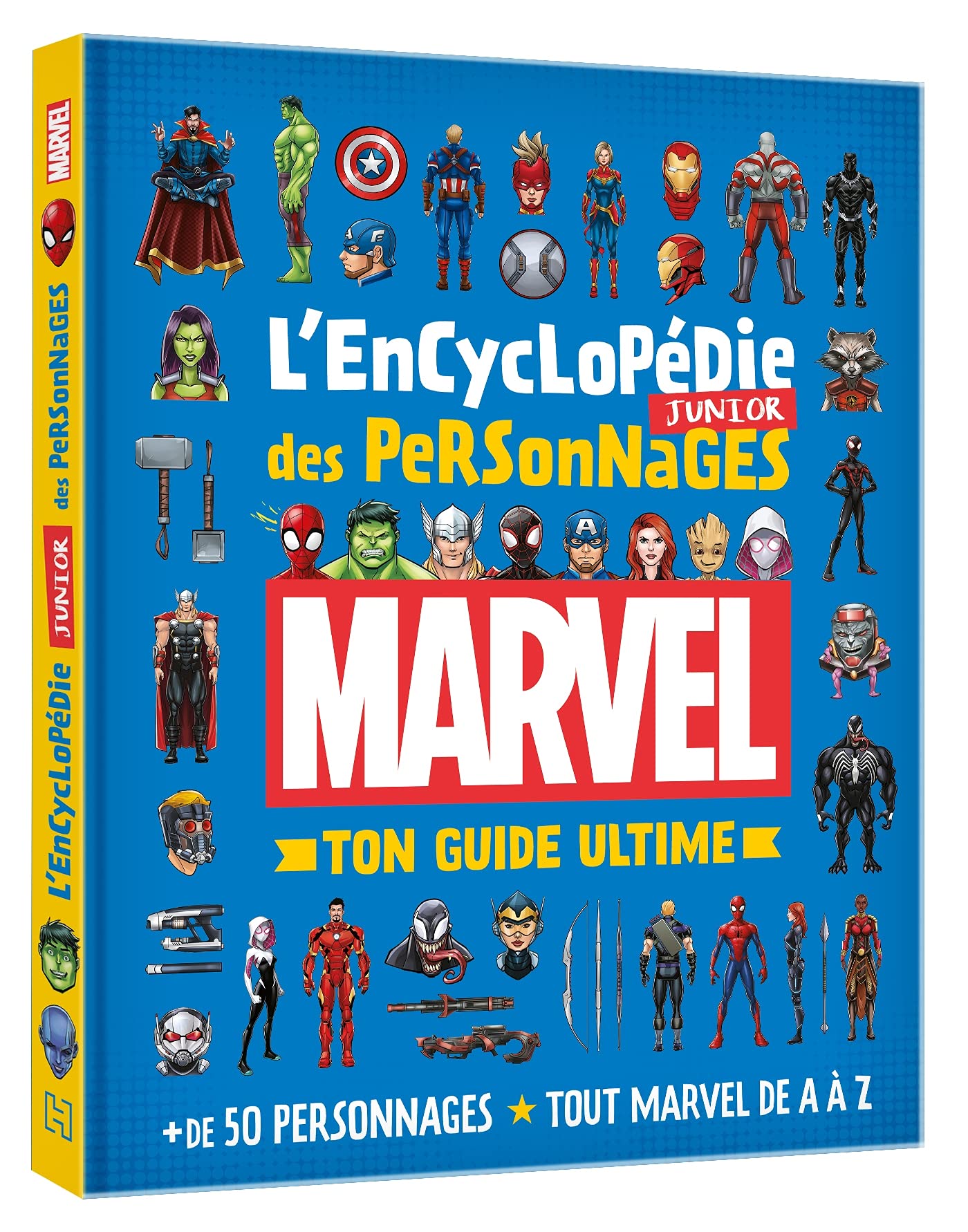 MARVEL - L'Encyclopédie Junior des Personnages - Ton Guide Ultime: +50 personnages - Tout Marvel de A à Z 9782012048829