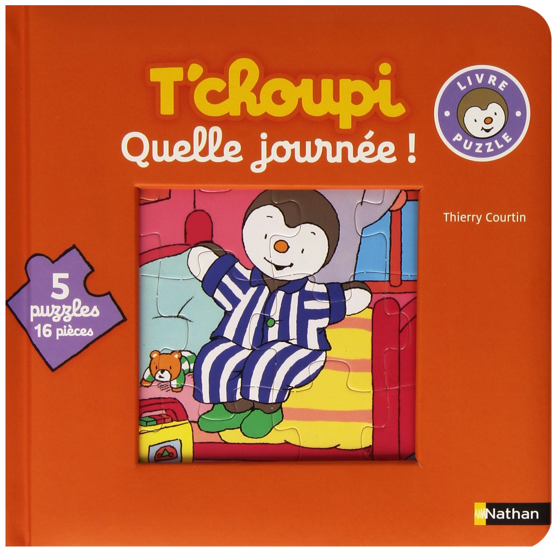 T'choupi Quelle Journée - Livre puzzle 9782092536018