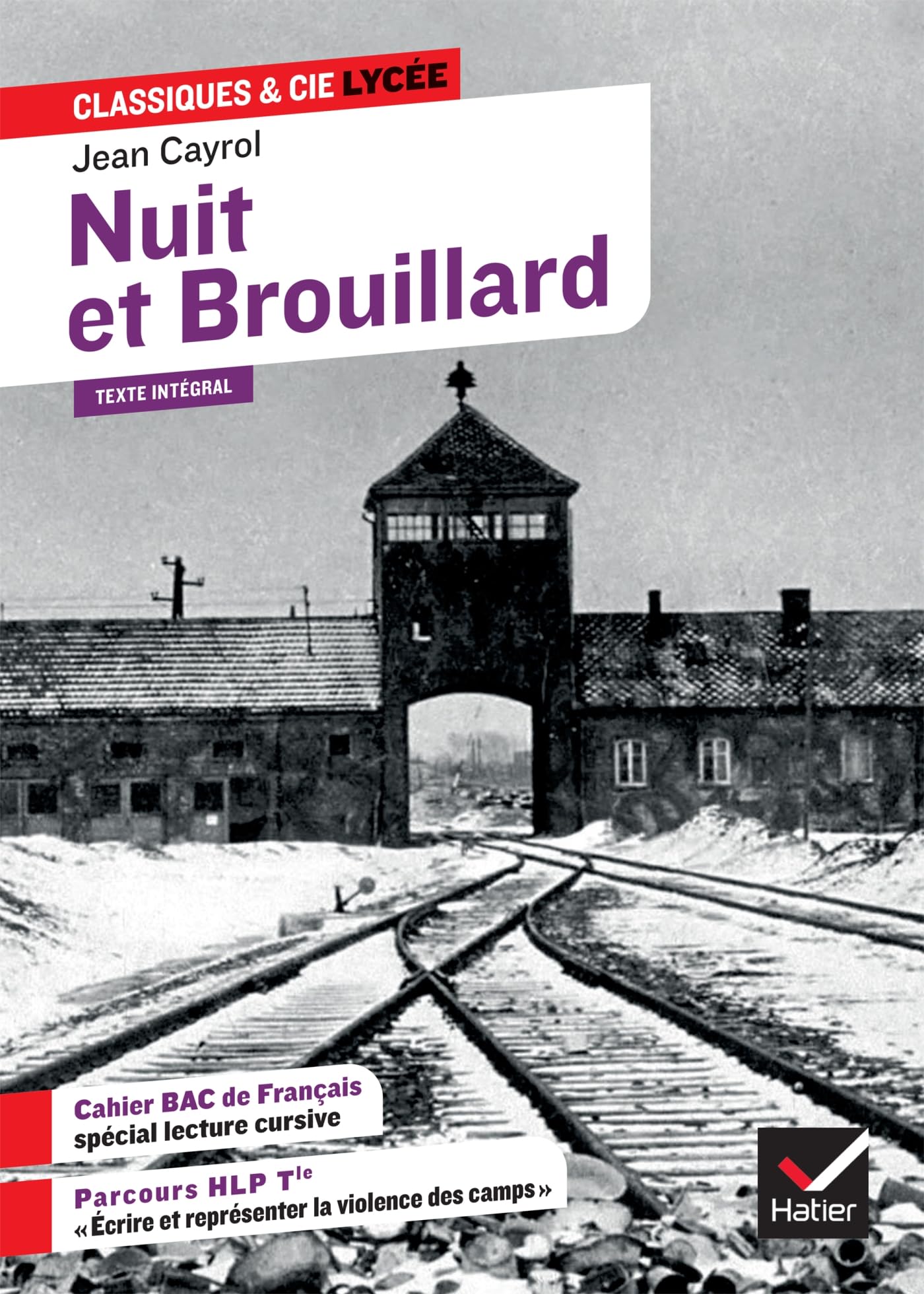 Nuit et brouillard, suivi d'un parcours « Écrire et représenter la violence des camps »: le film (texte et photogrammes) & anthologie thématique 9782401105447