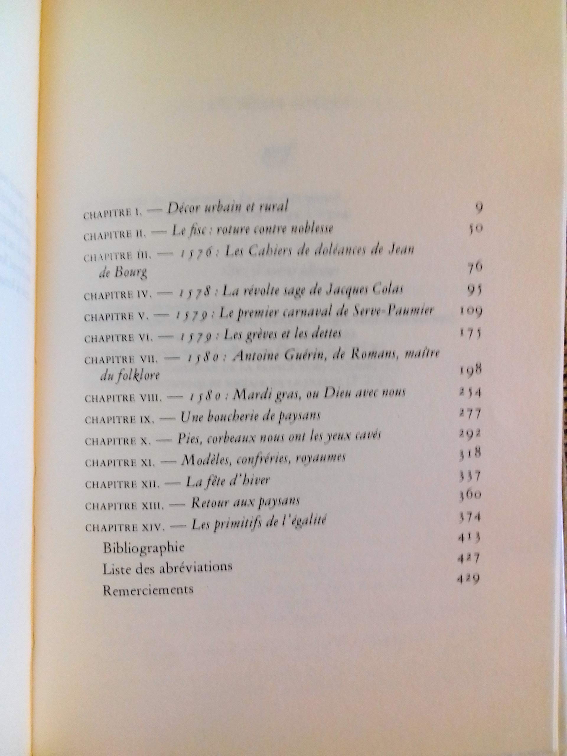 Le carnaval de Romans (De la Chandeleur au mercredi des Cendres 1579-1580) 