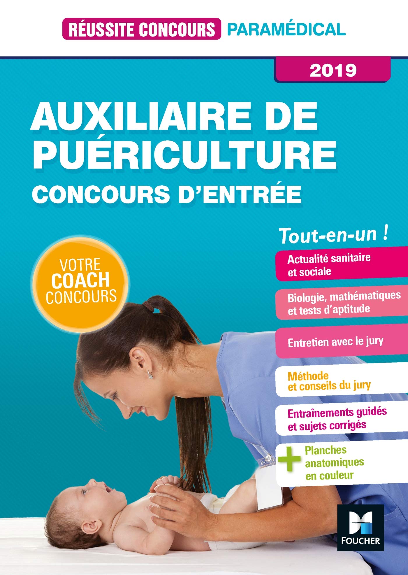 Auxiliaire de puériculture: Concours d'entrée 9782216149643