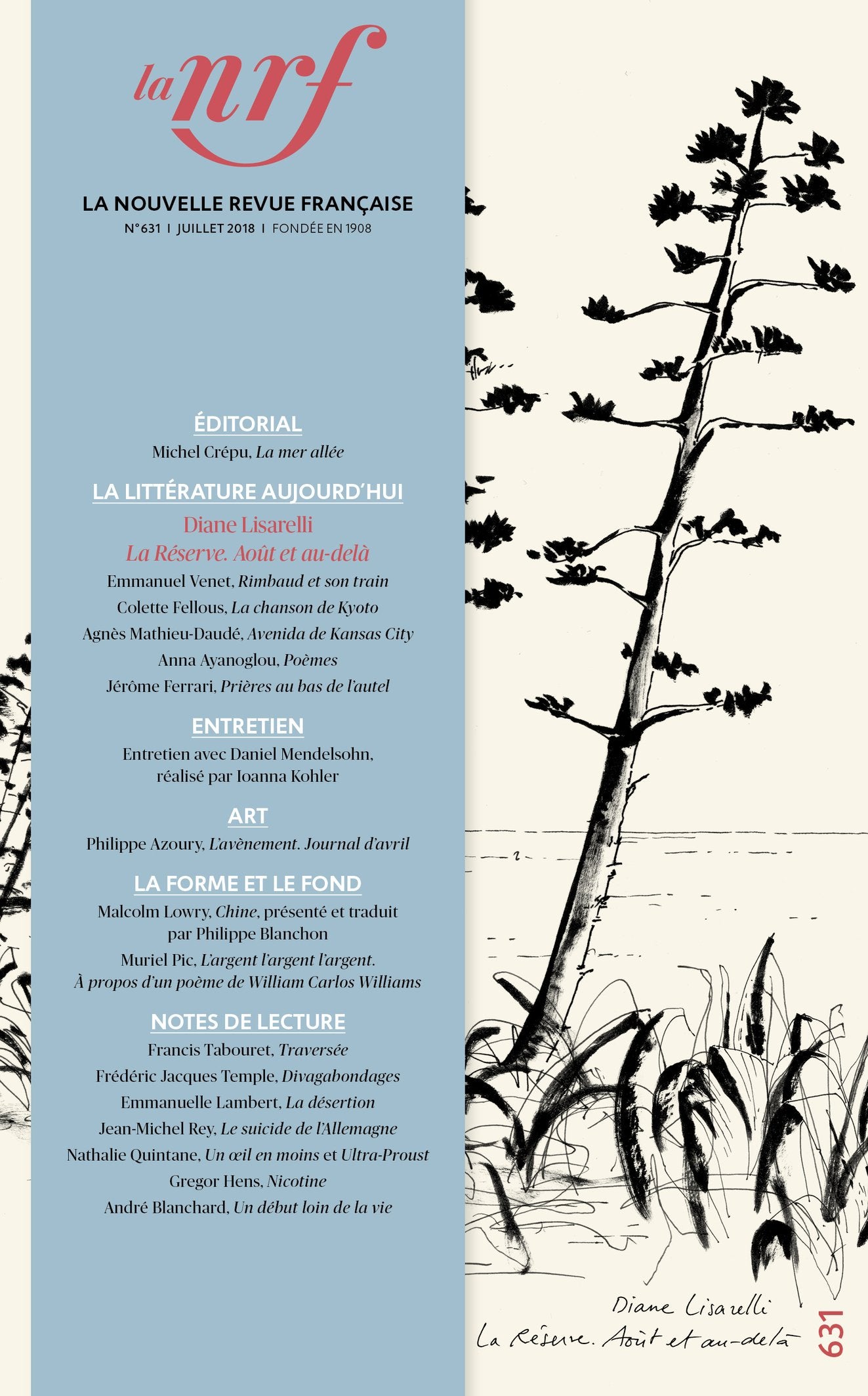 La Nouvelle Revue Française 9782072797453