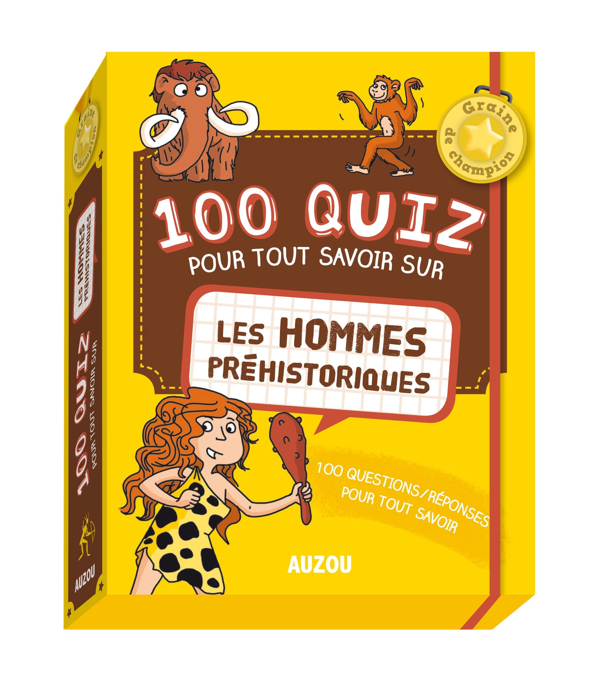 100 quiz pour tout savoir sur les hommes prehistoriques 9782733823781