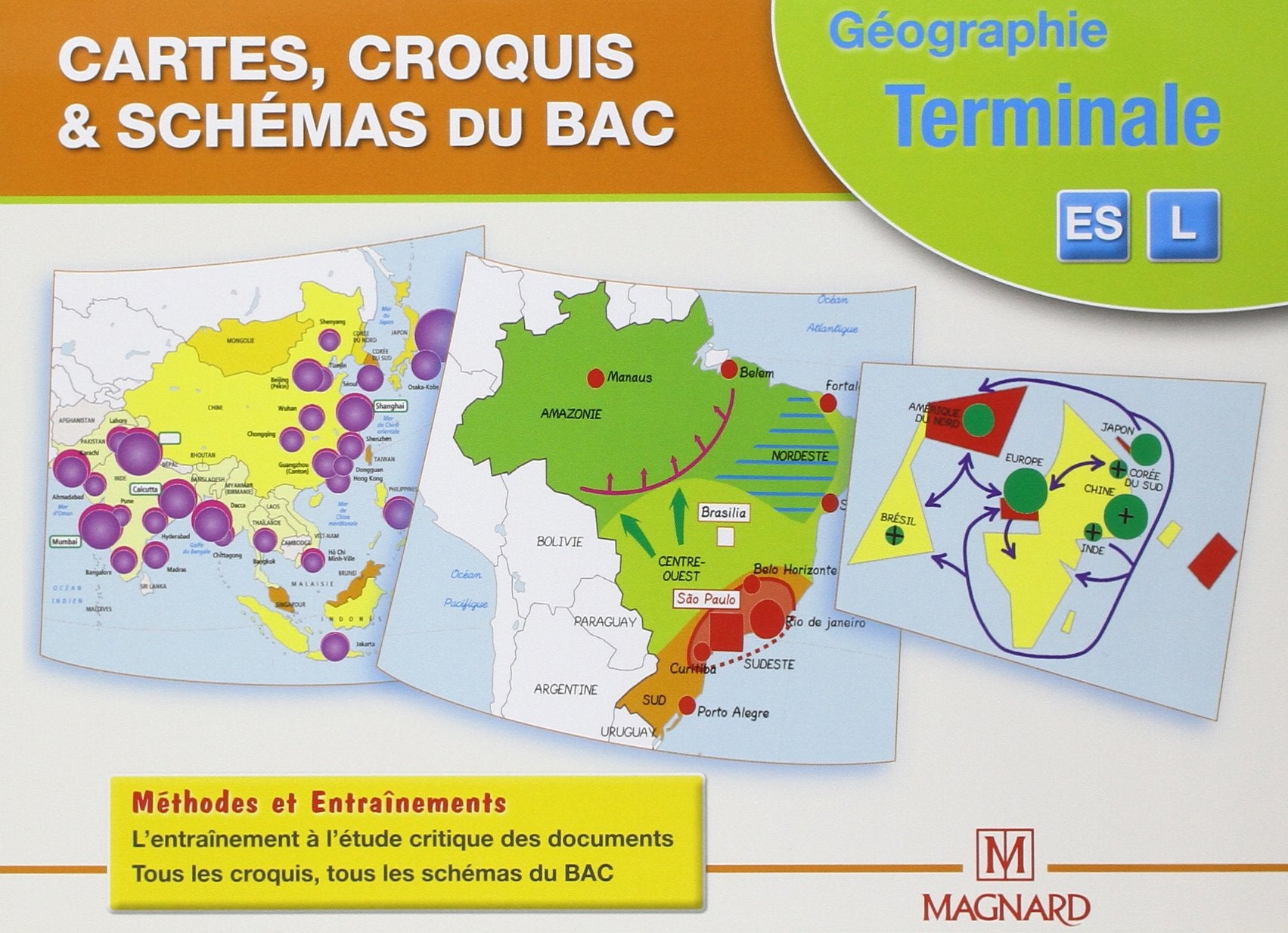 Cartes, Croquis & schémas du Bac Tle ES, L 9782210102071