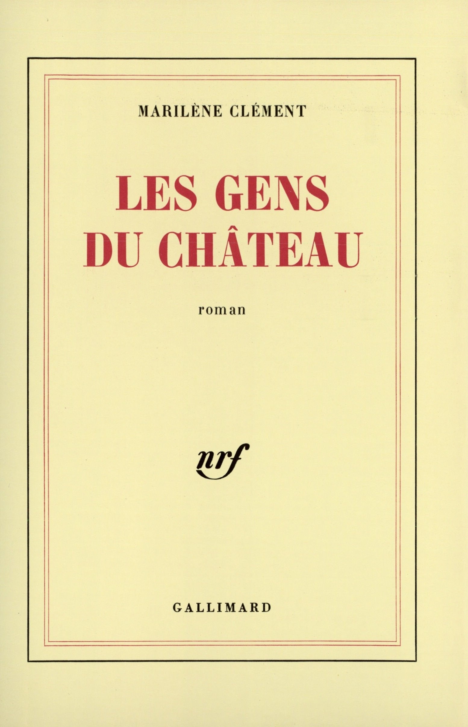 Les gens du château 9782070707416