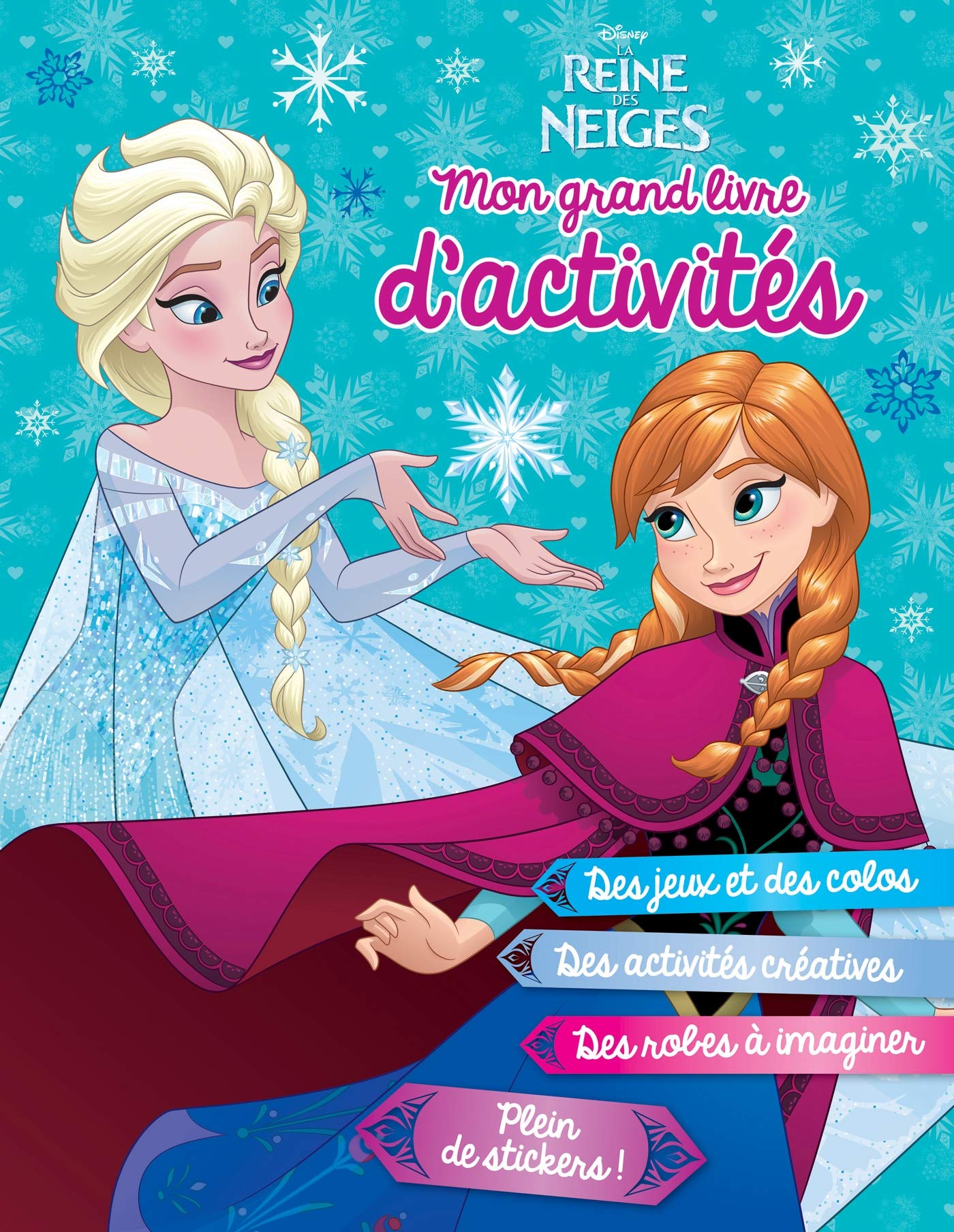La Reine des Neiges, MON GRAND LIVRE D'ACTIVITES 2 9782019125851