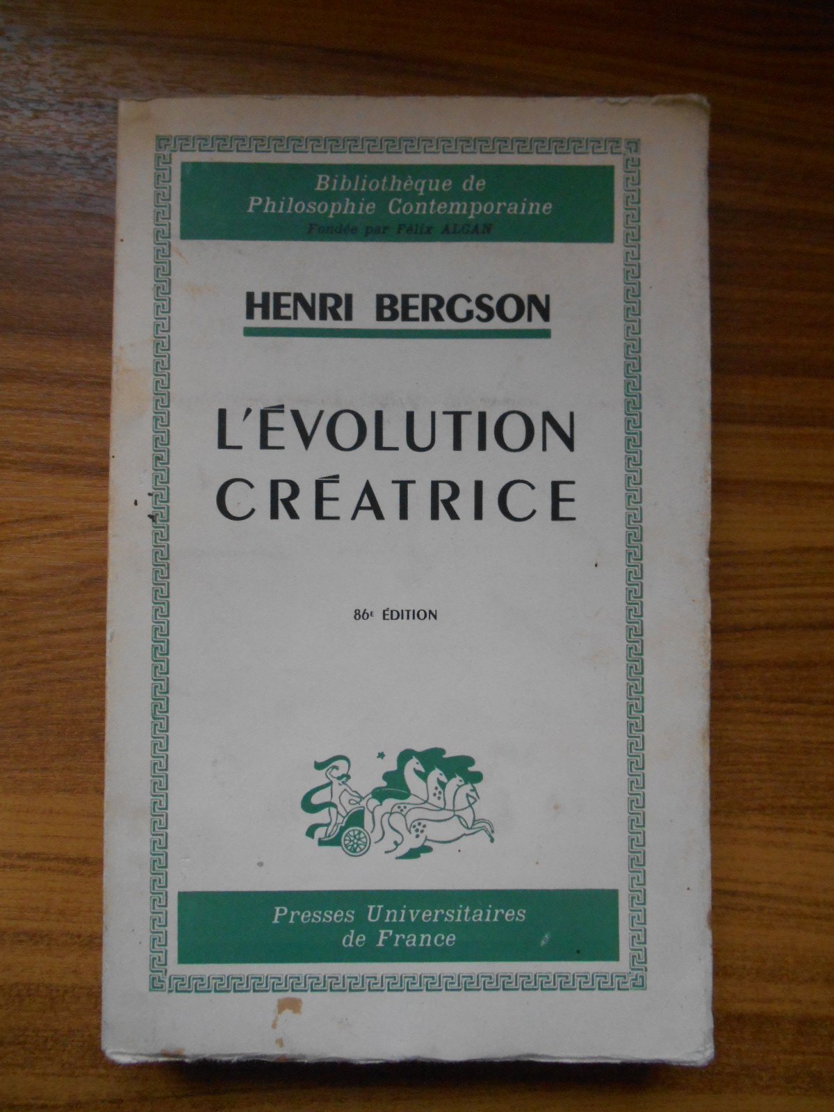 L'évolution créatrice / Bergson, Henri / Réf48132 