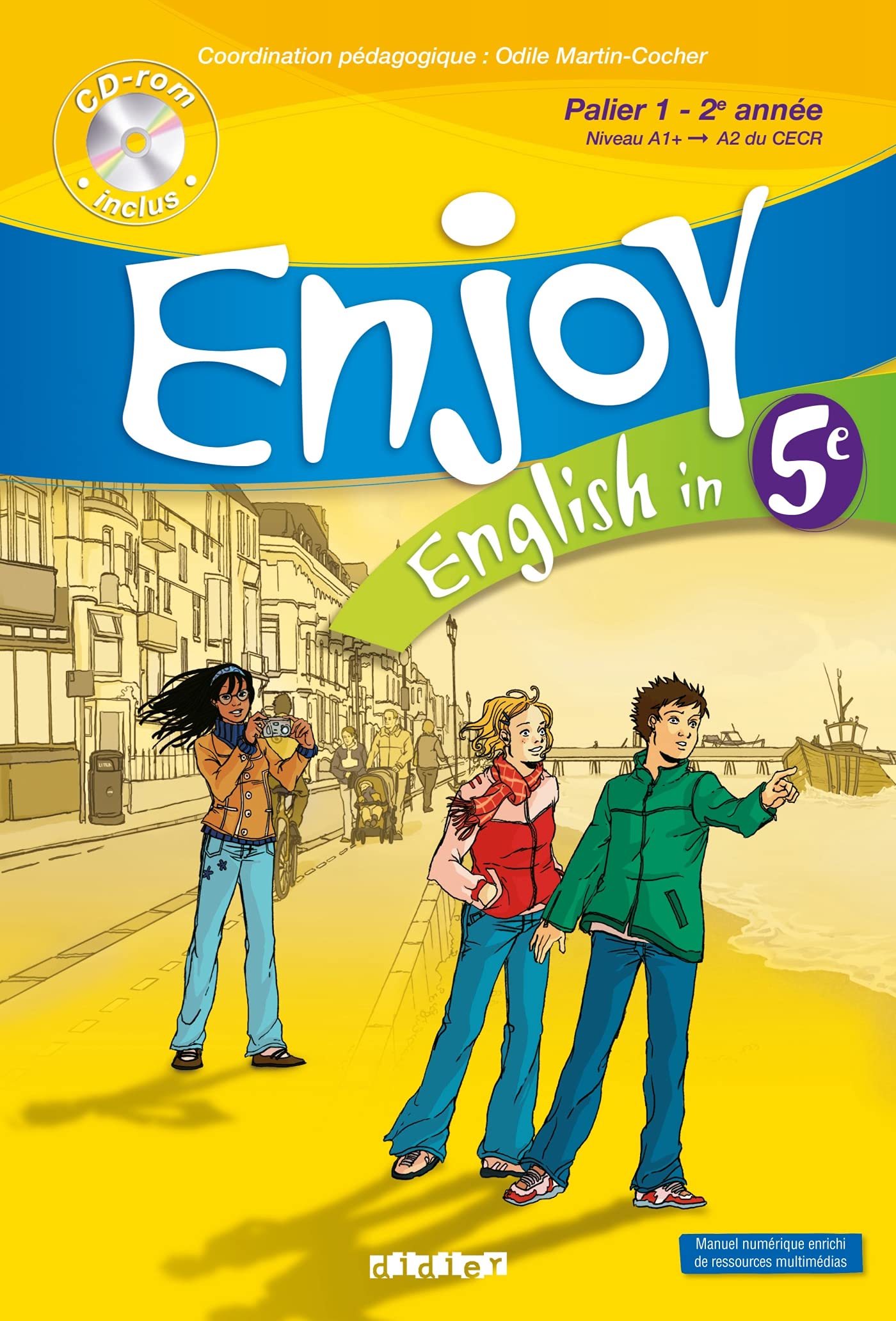 Enjoy English in 5e : Palier 1 - 2e année (1CD audio) 9782278060580