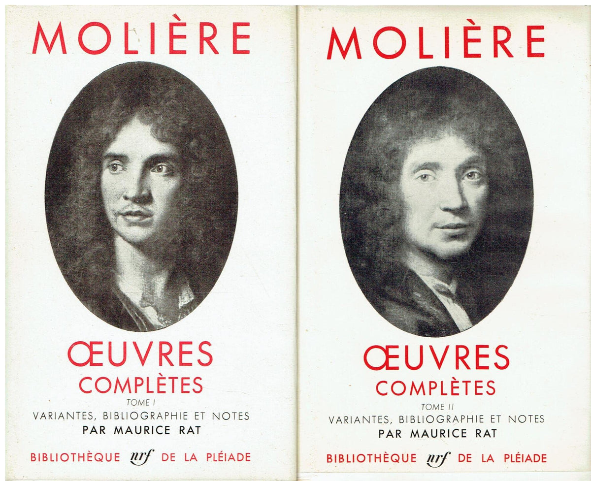 Molière - Oeuvres complètes - Tome I et II - Texte établi et annoté par Maurice Rat. 
