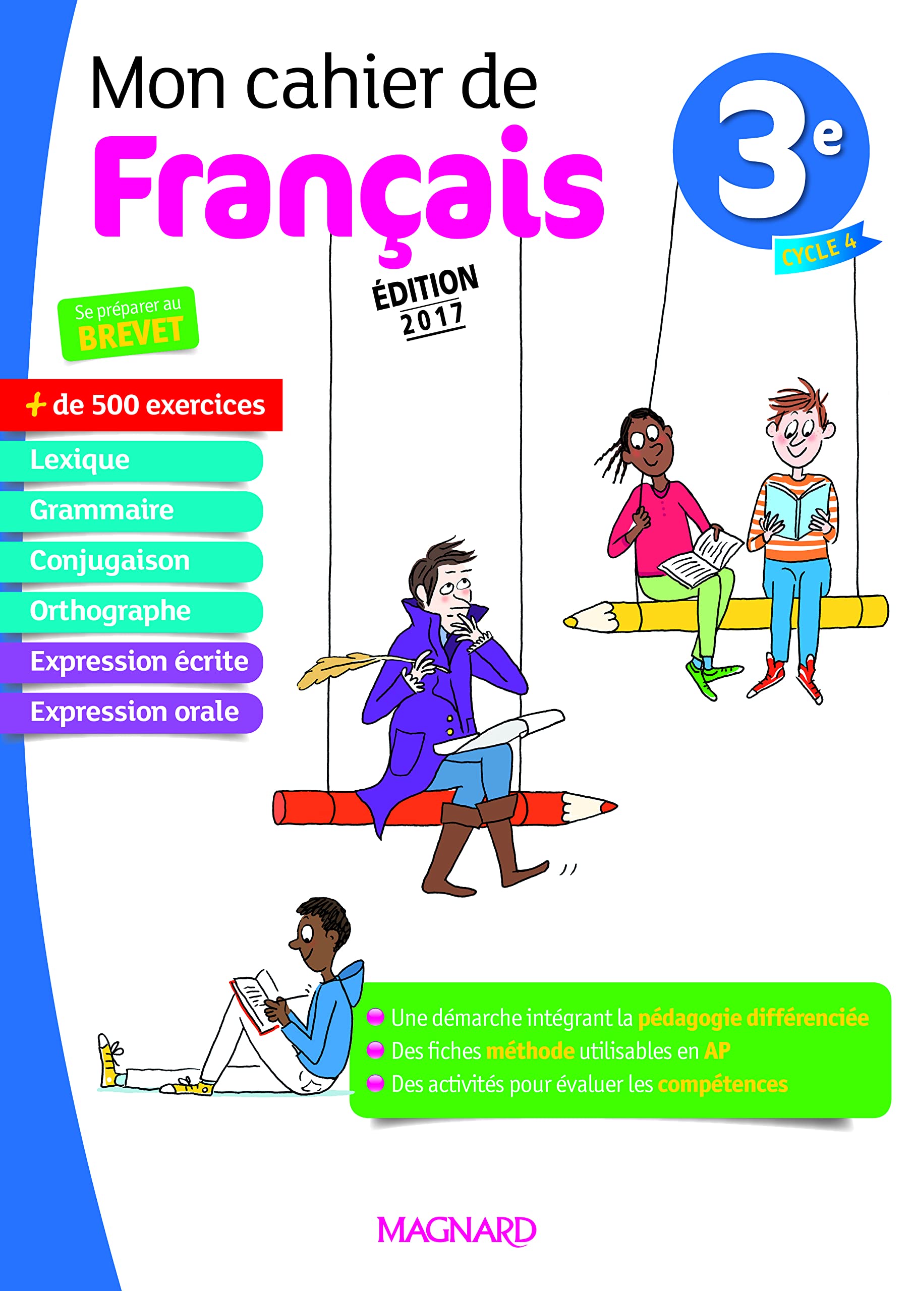 Mon cahier de français 3e (2017) 9782210107656