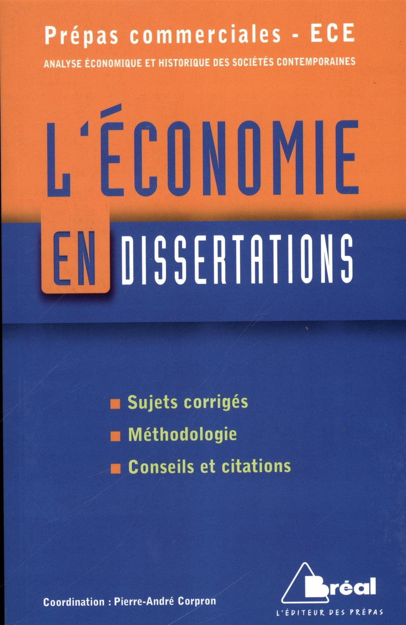 Economie en dissertations - ECE 9782749531465