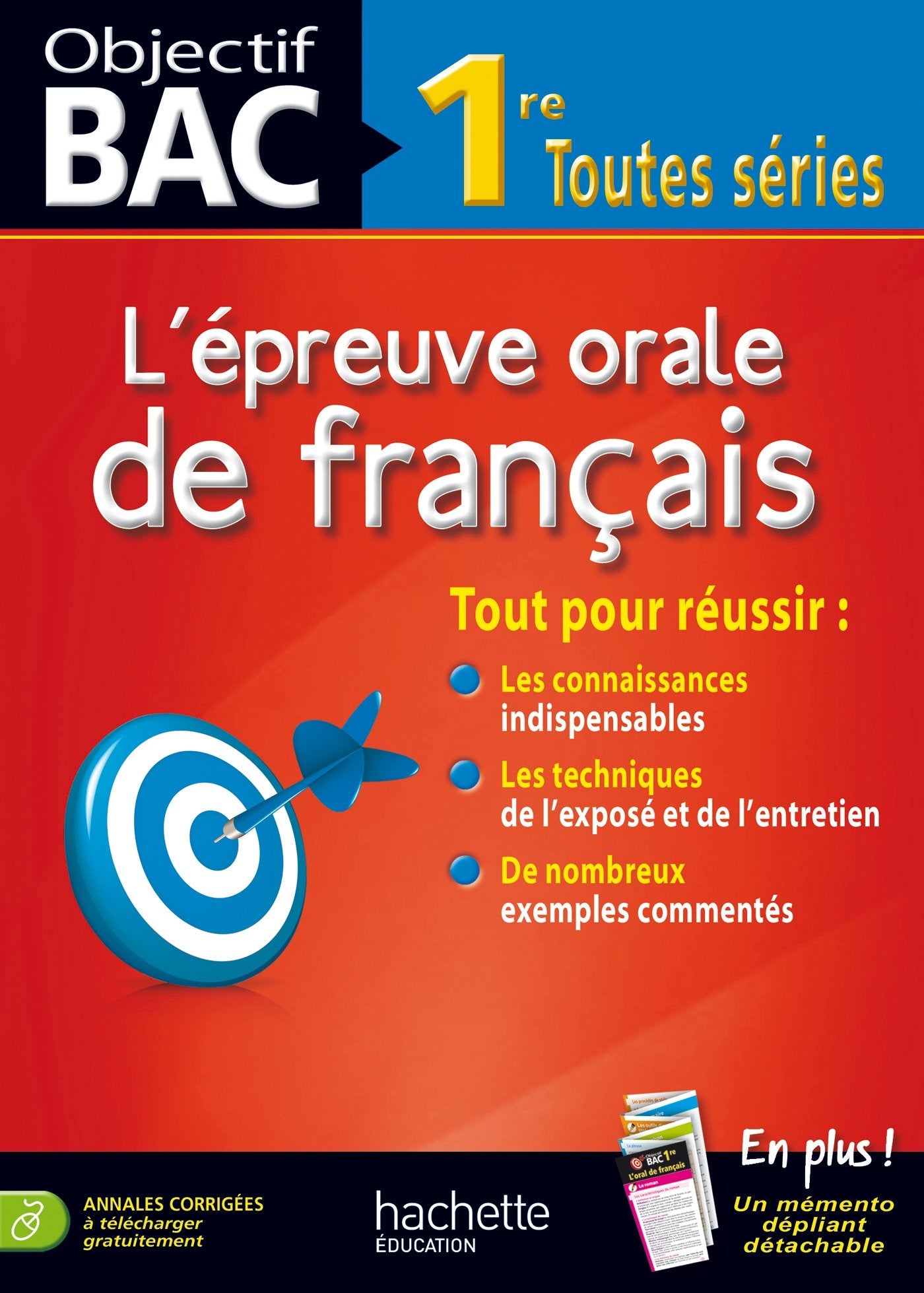 L'épreuve orale de français 1e toutes séries 9782011700599