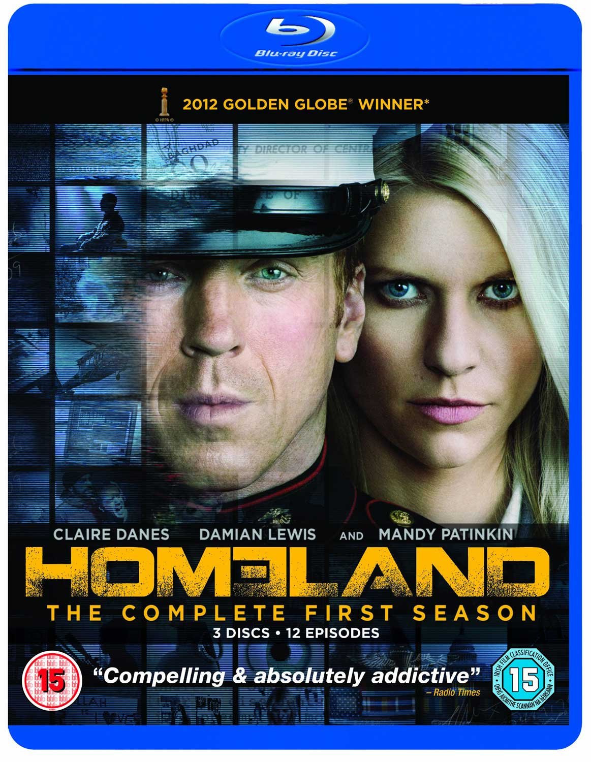 Homeland-Season 1 [3 Blu-Rays] [UK Import] 5039036050623