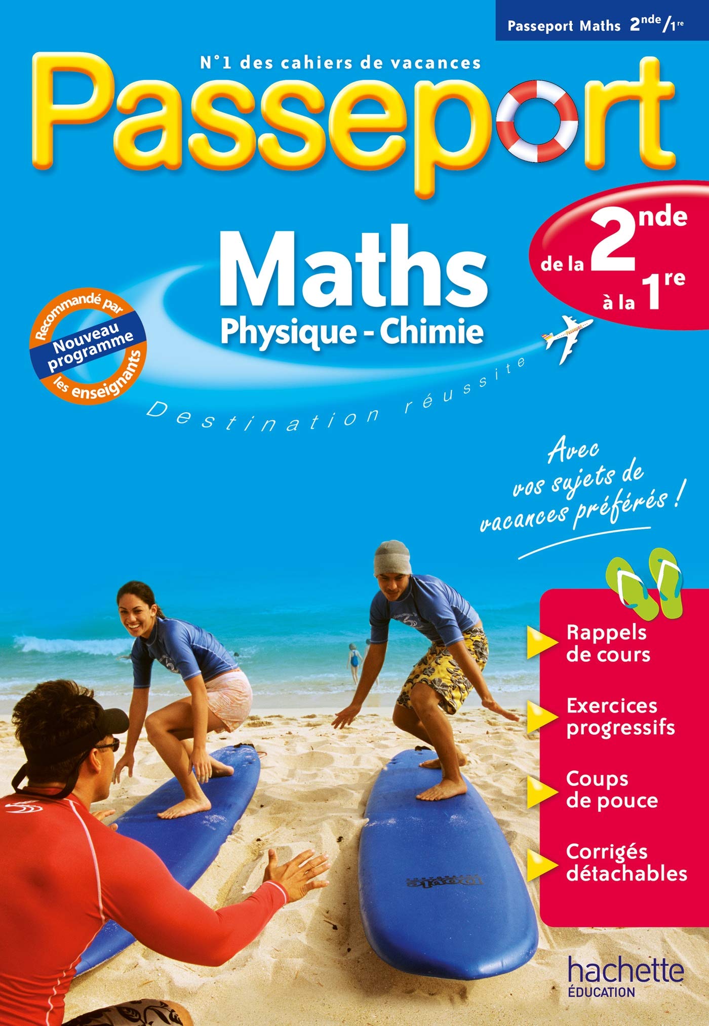 Passeport - Maths / Physique-Chimie - De la 2de à la 1re - Cahier de vacances 2026 9782017865940