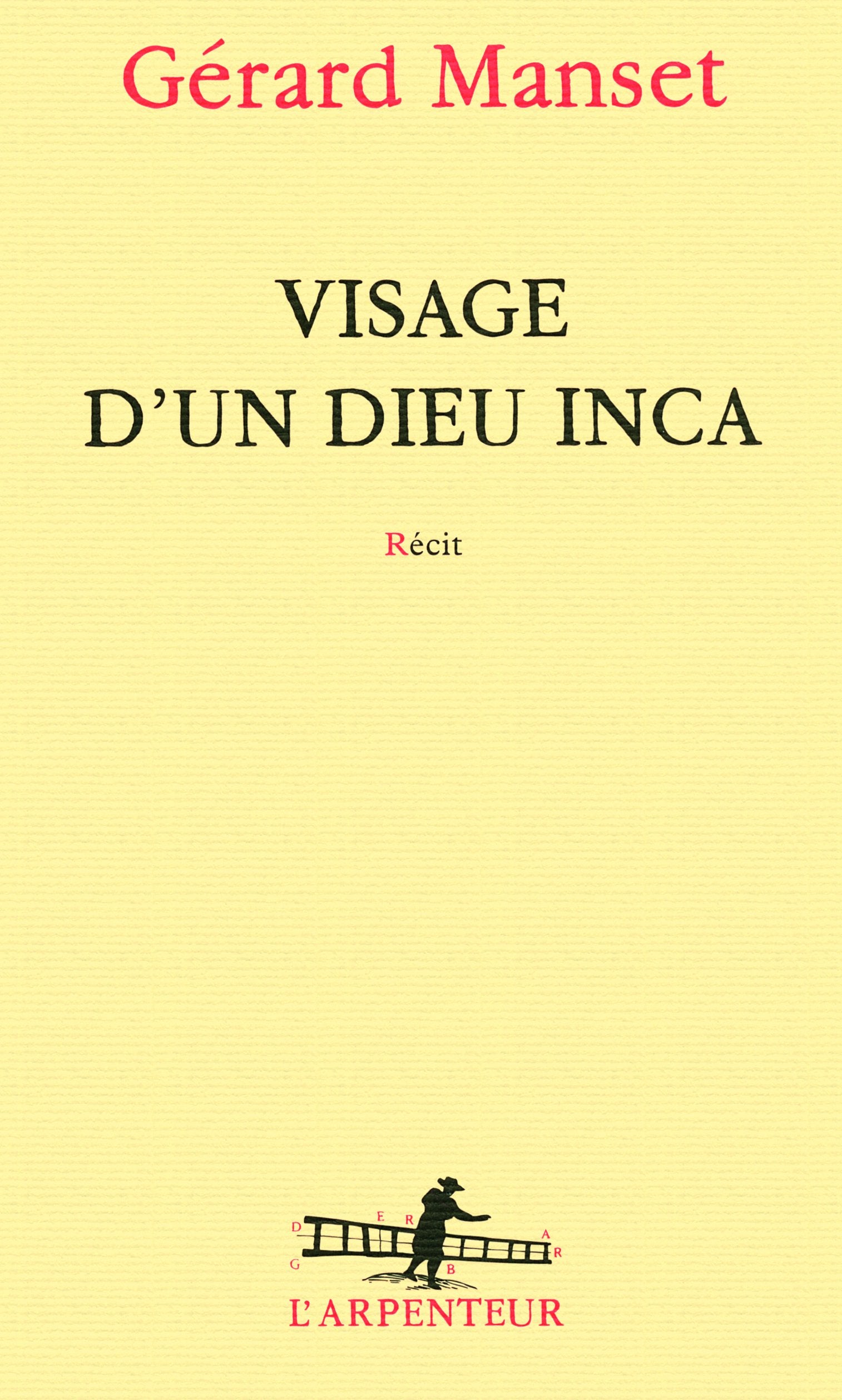 Visage d'un dieu inca 9782070134014