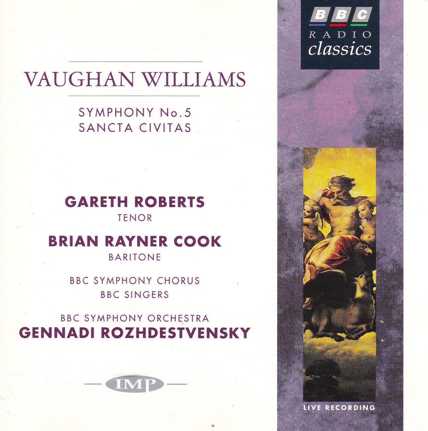 Vaughan Williams: Symphony No5 & Sancta Civitas 5015656912527