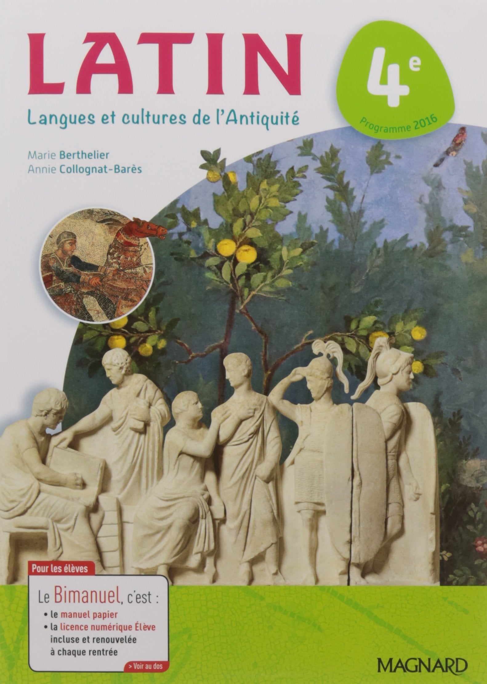 Latin 4e (2017) - Manuel élève 9782210110854