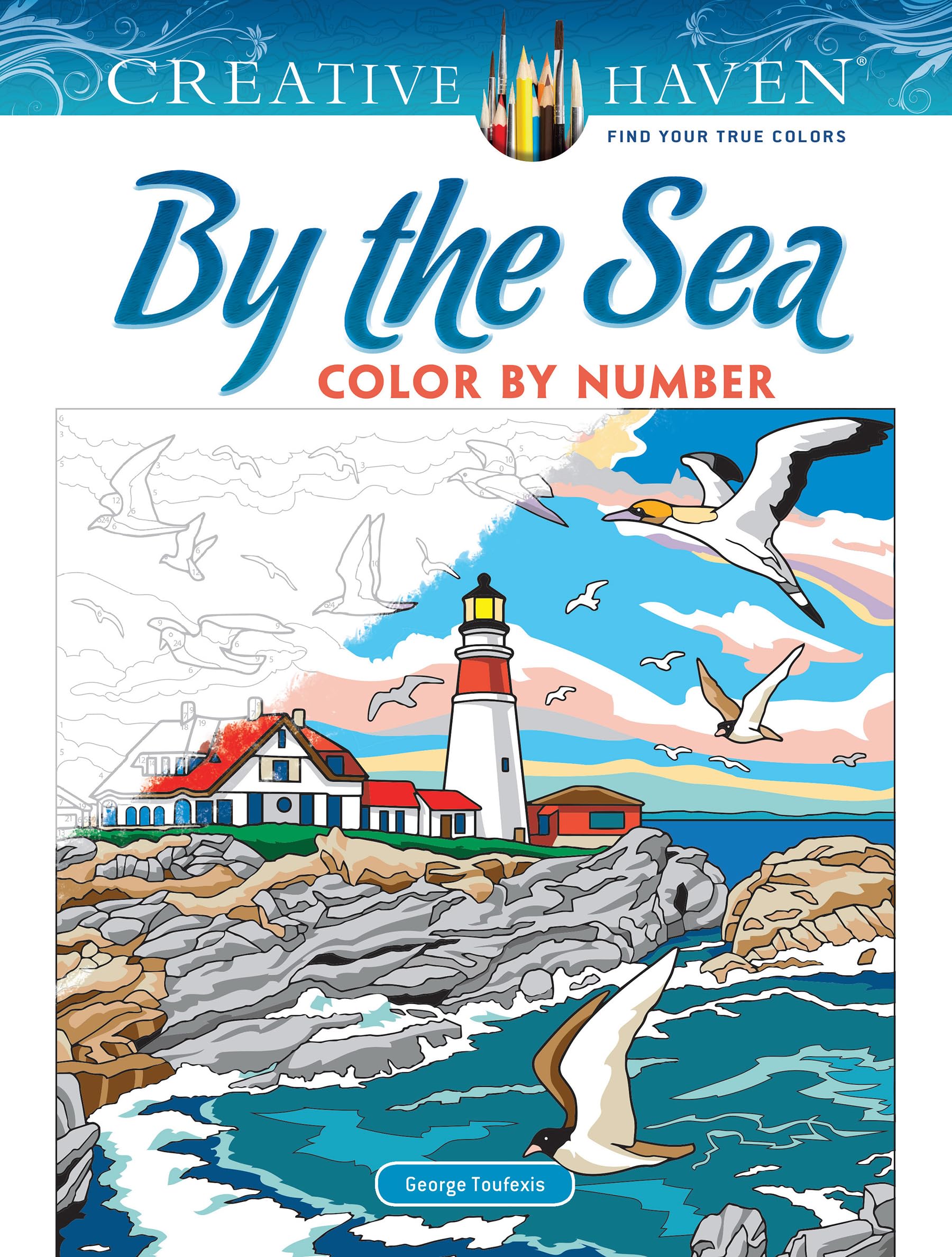 Creative Haven by the Sea Color by Number 9780486840468