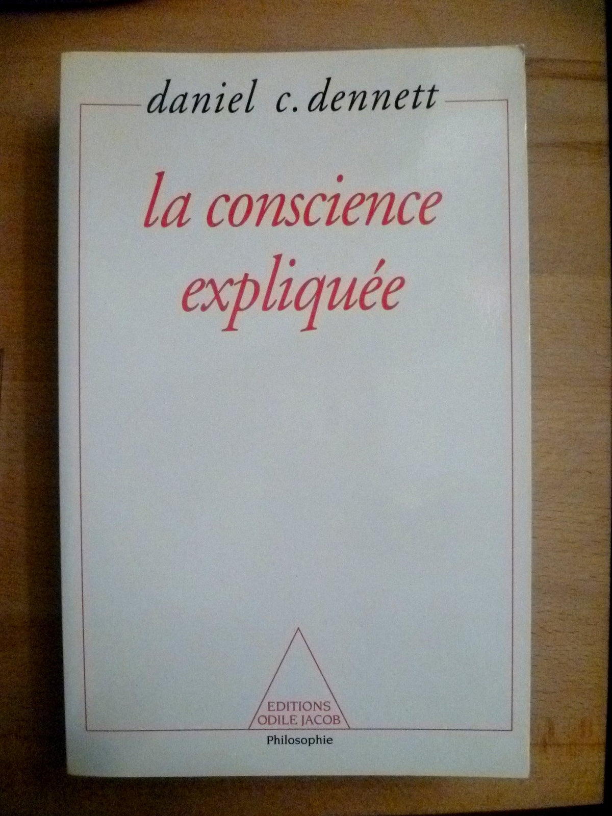 La Conscience expliquée 9782738102164