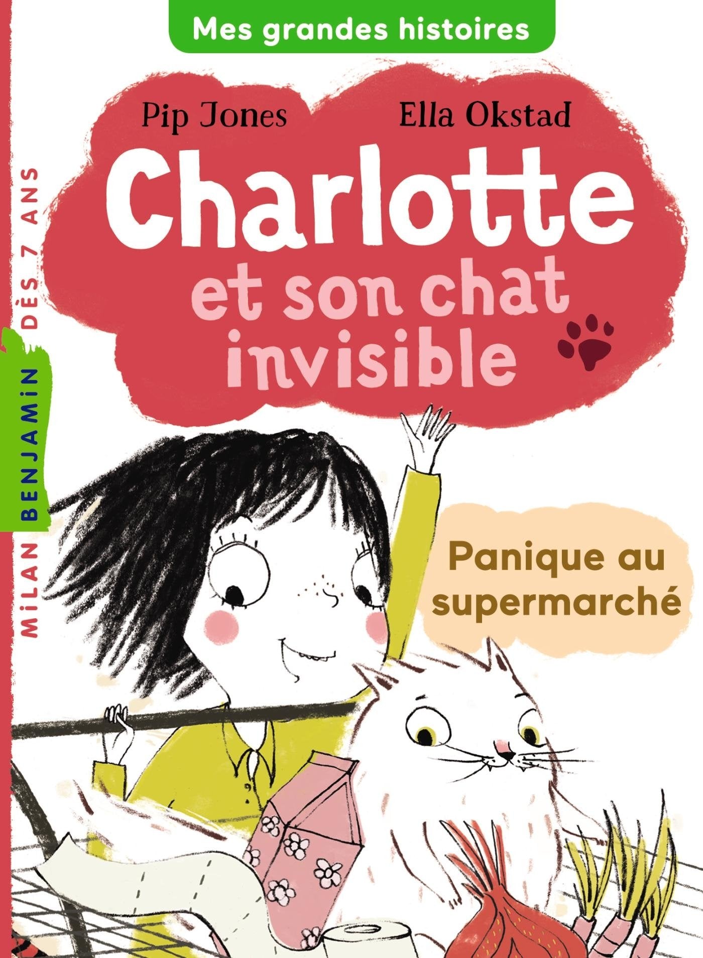 Charlotte et son chat invisible, Tome 02: Panique au supermarché 9782745975362