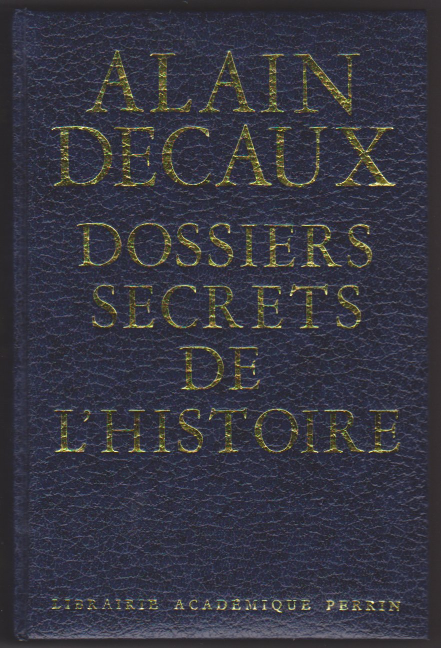 Dossiers Secrets De L'Histoire 9782262000905