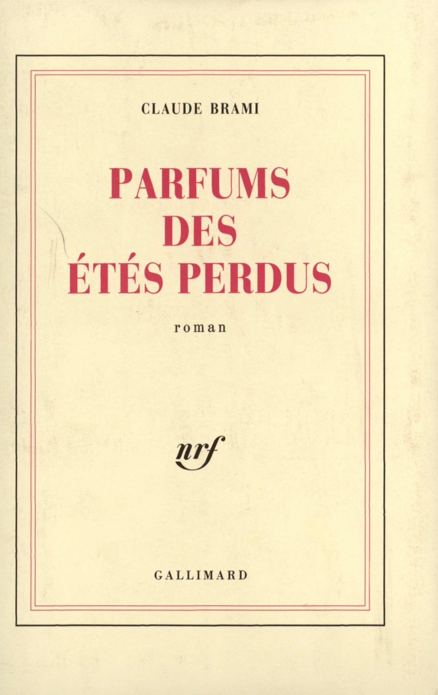 Parfums des étés perdus 9782070719952