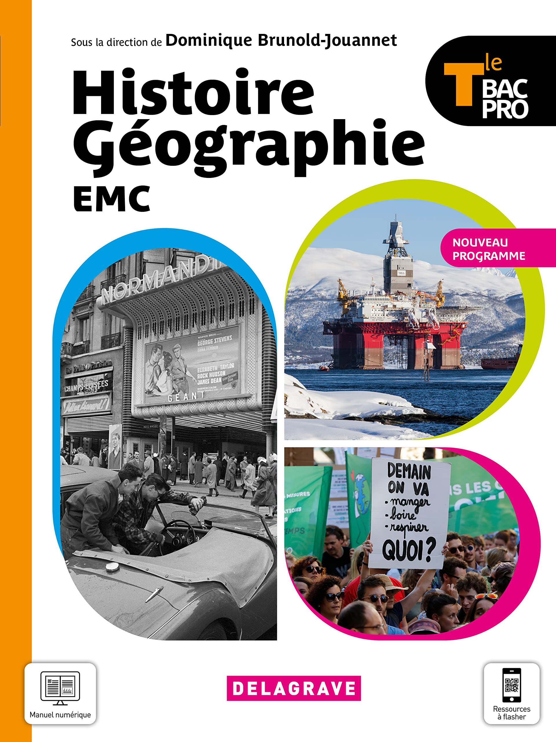 Histoire Géographie EMC Tle Bac Pro (2021) - Manuel élève 9782206402550
