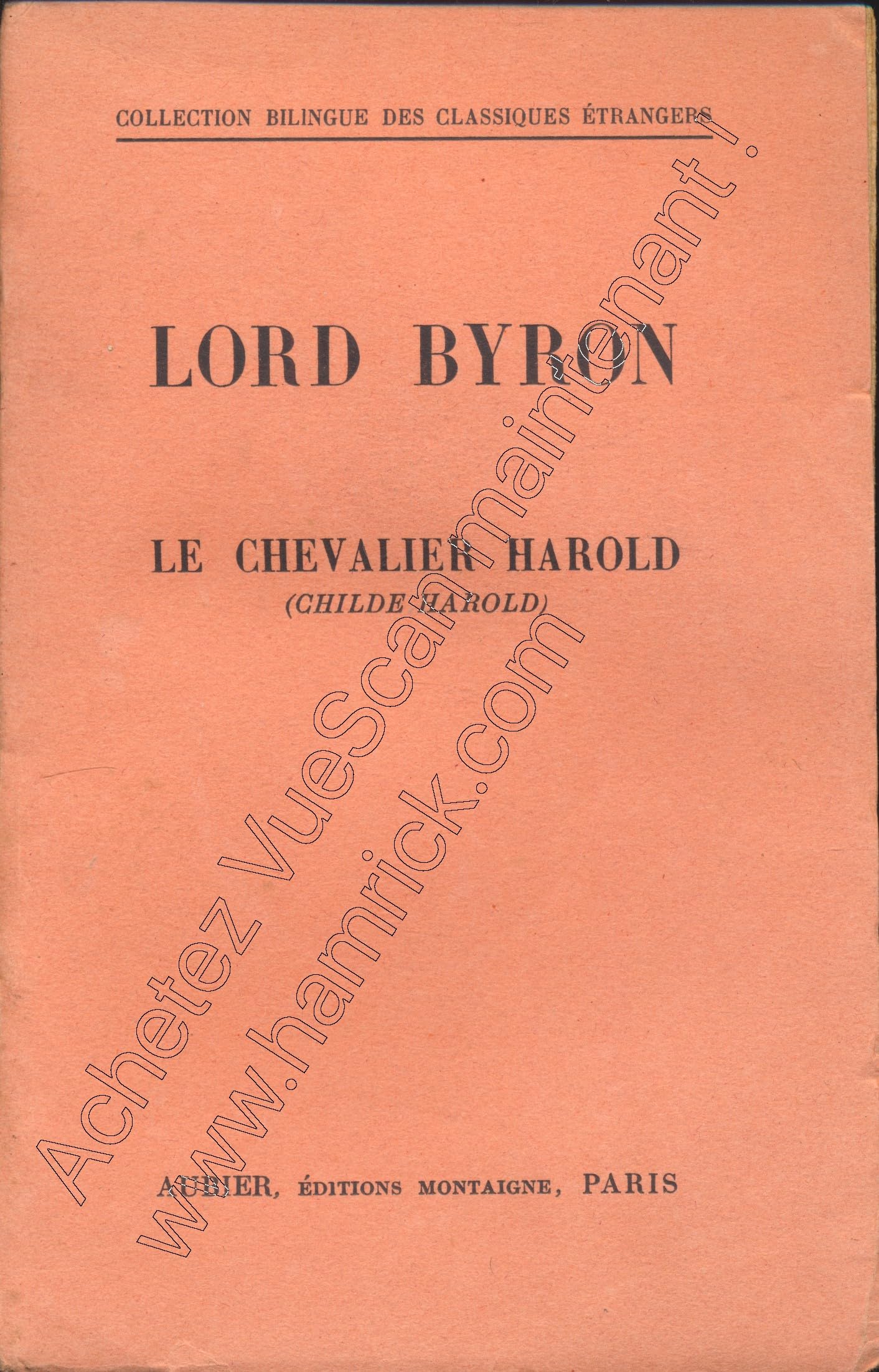 Le Chevalier Harold (bilingue) 9782700712124