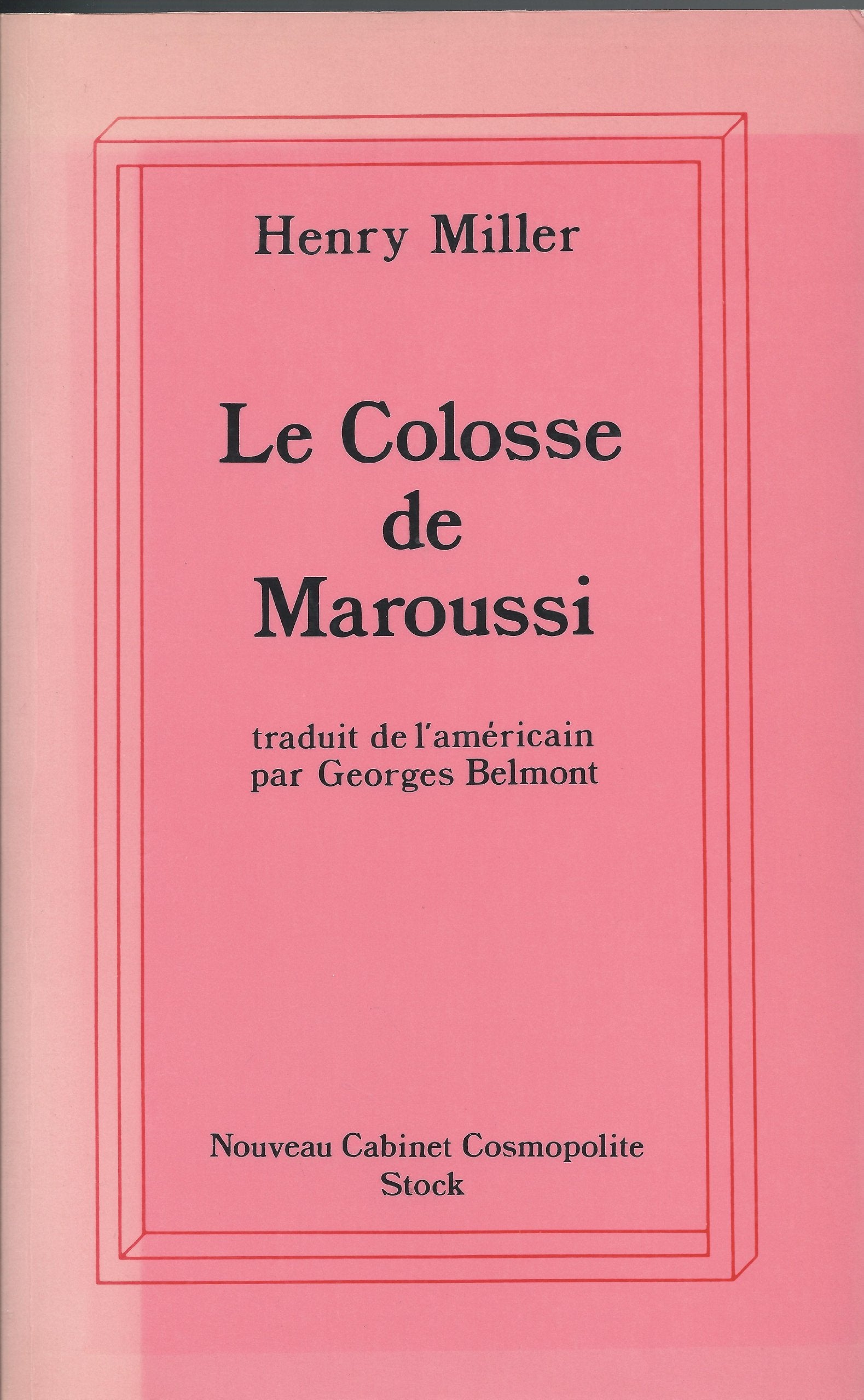 Le Colosse De Maroussi 9782234043329