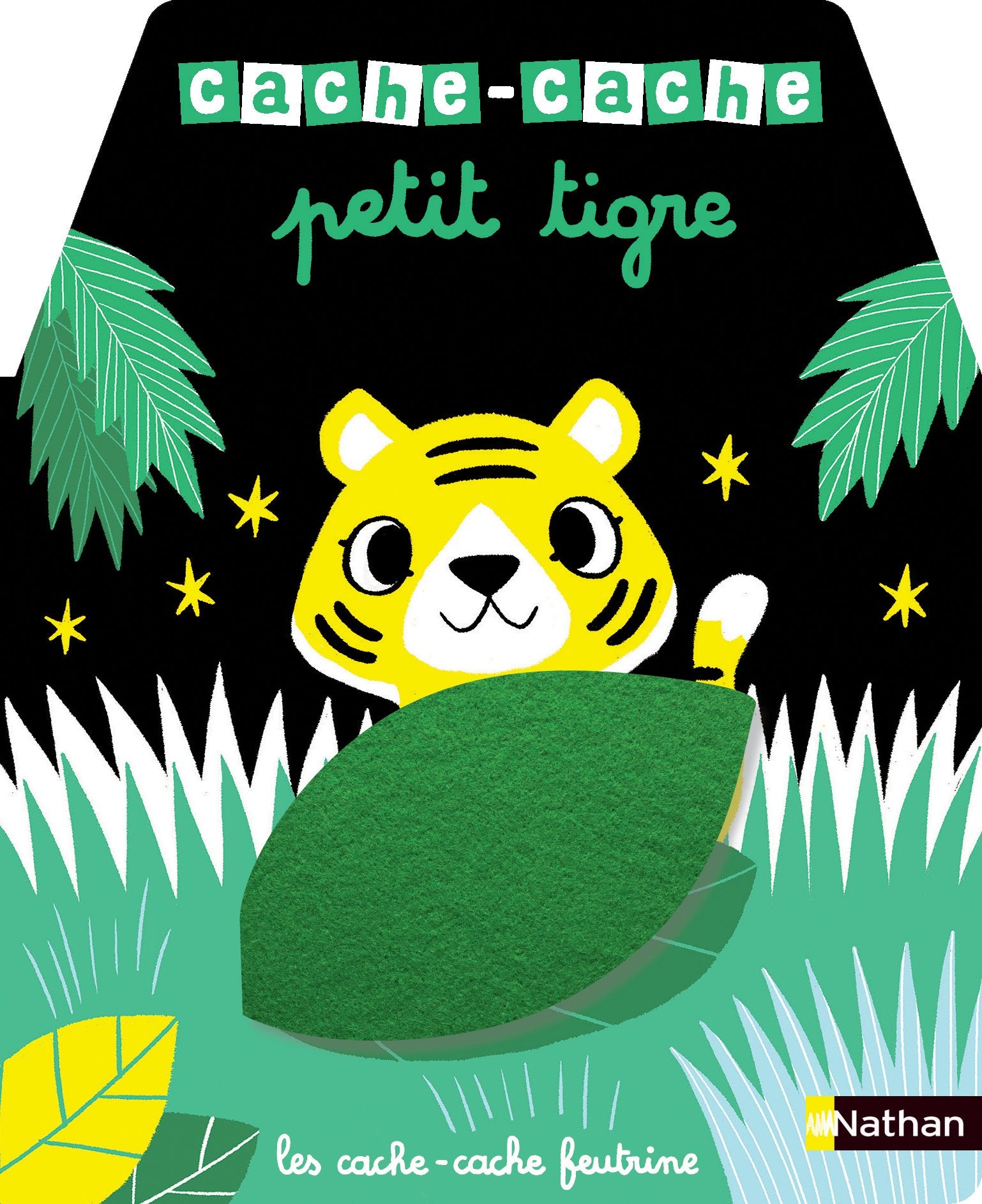 Cache-cache petit tigre - Livre matière - éveil - Dès 6 mois 9782092579855