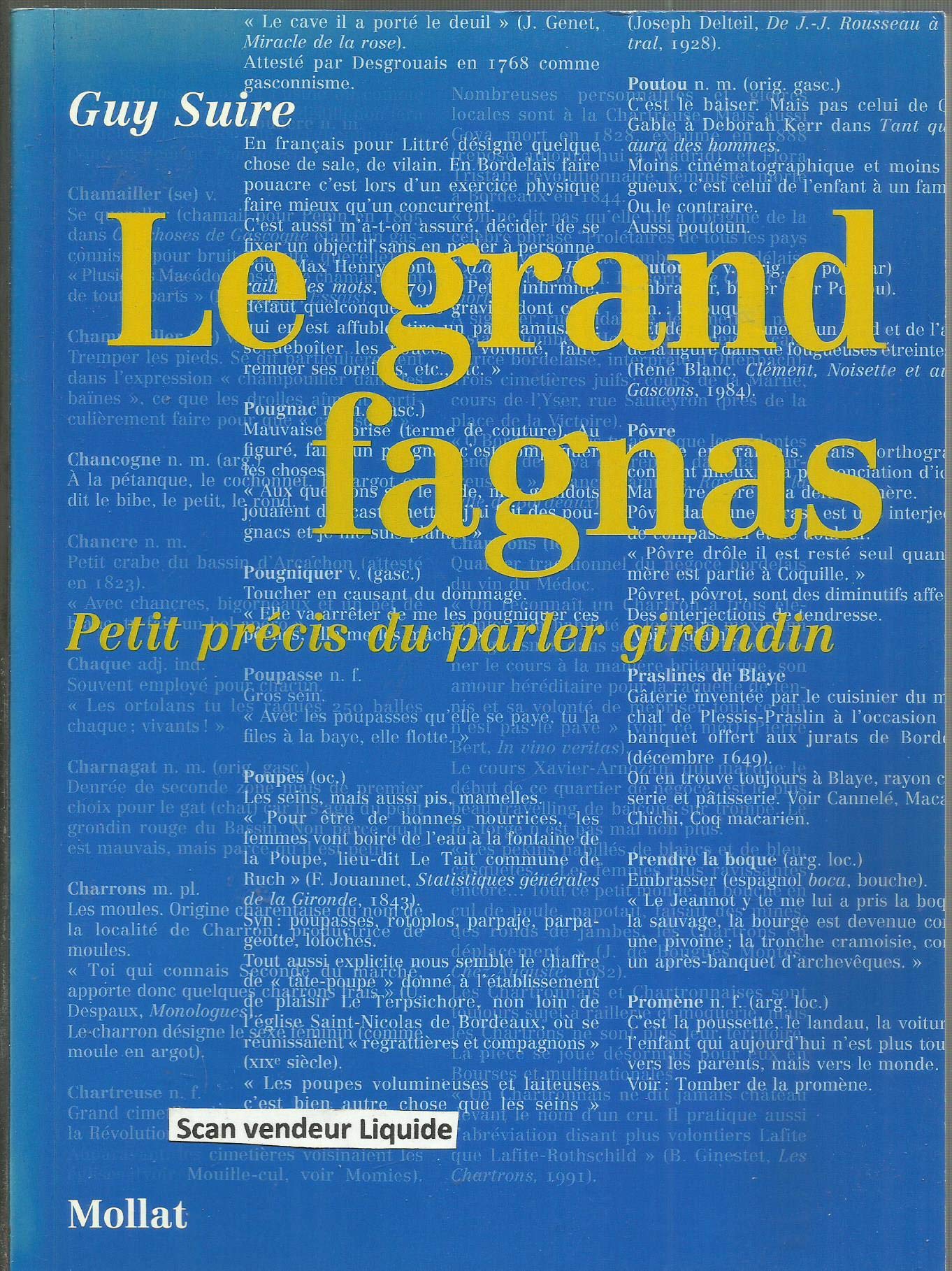 Le Grand fagnas : dictionnaire du bord 9782909351667