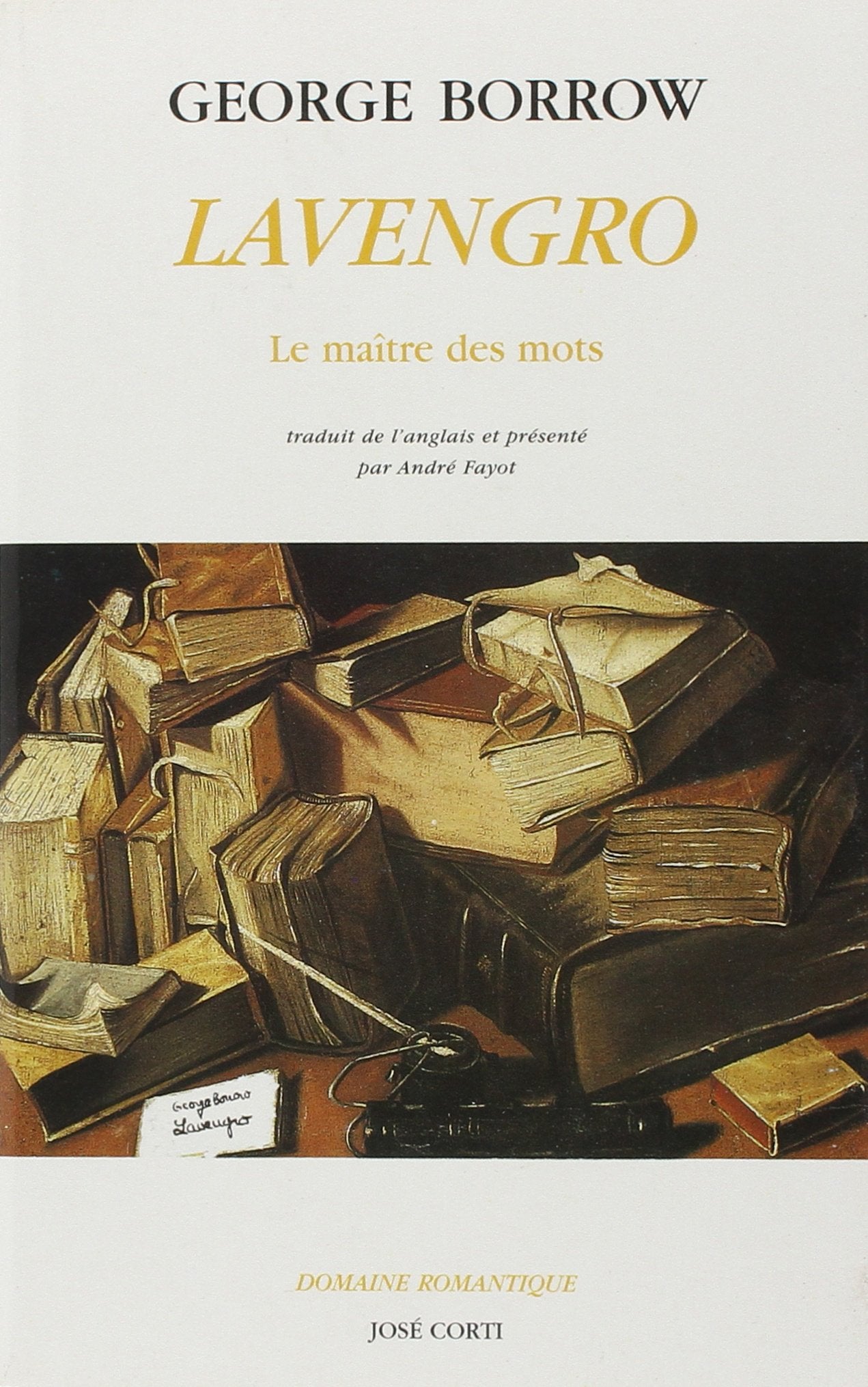 Lavengro le maître des mots 9782714305664