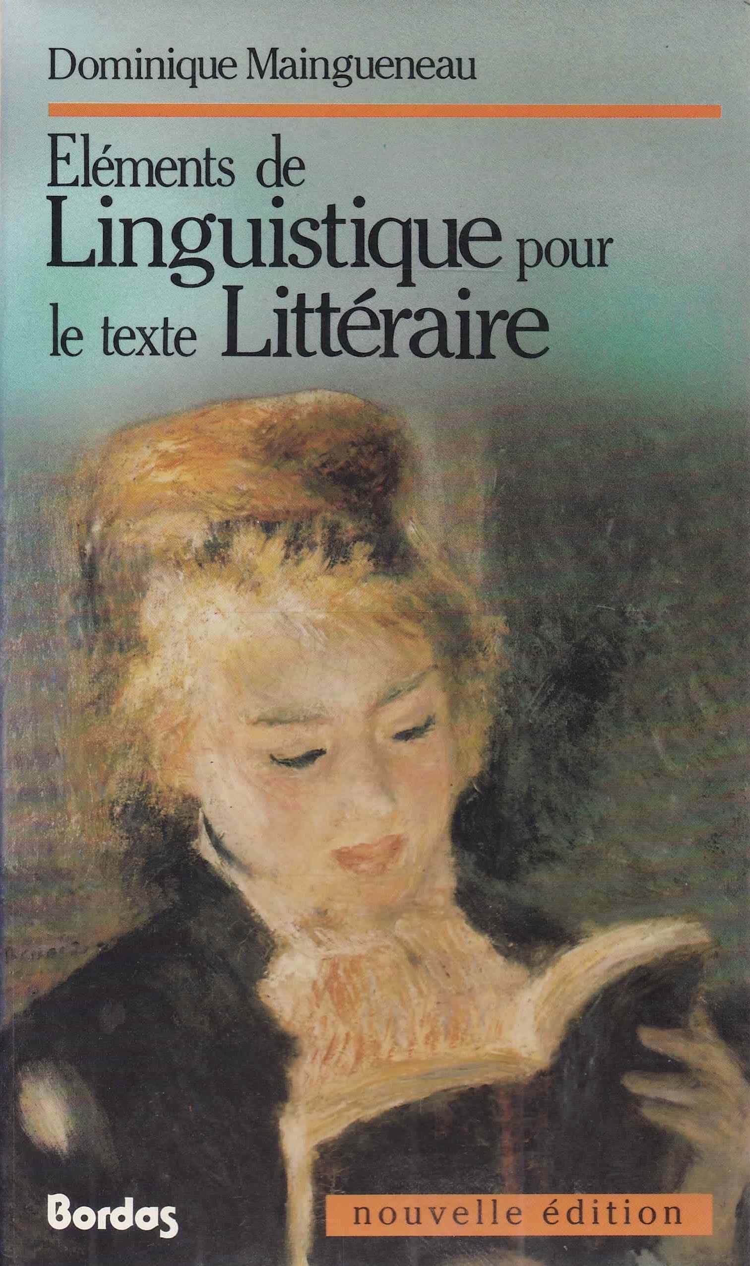 Elements de .linguistique pour le texte littéraire 9782040197179