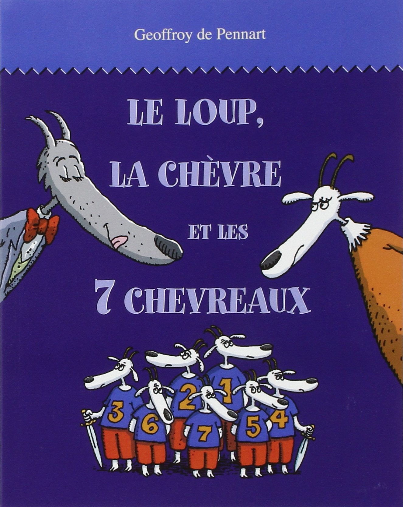 Le loup, la chèvre et les 7 chevreaux 9782211086387
