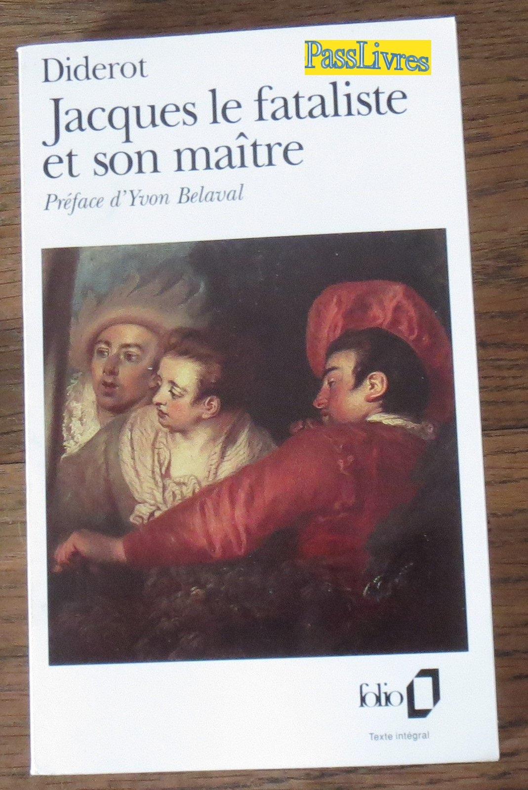 Jacques le fataliste et son maître 9782070367634