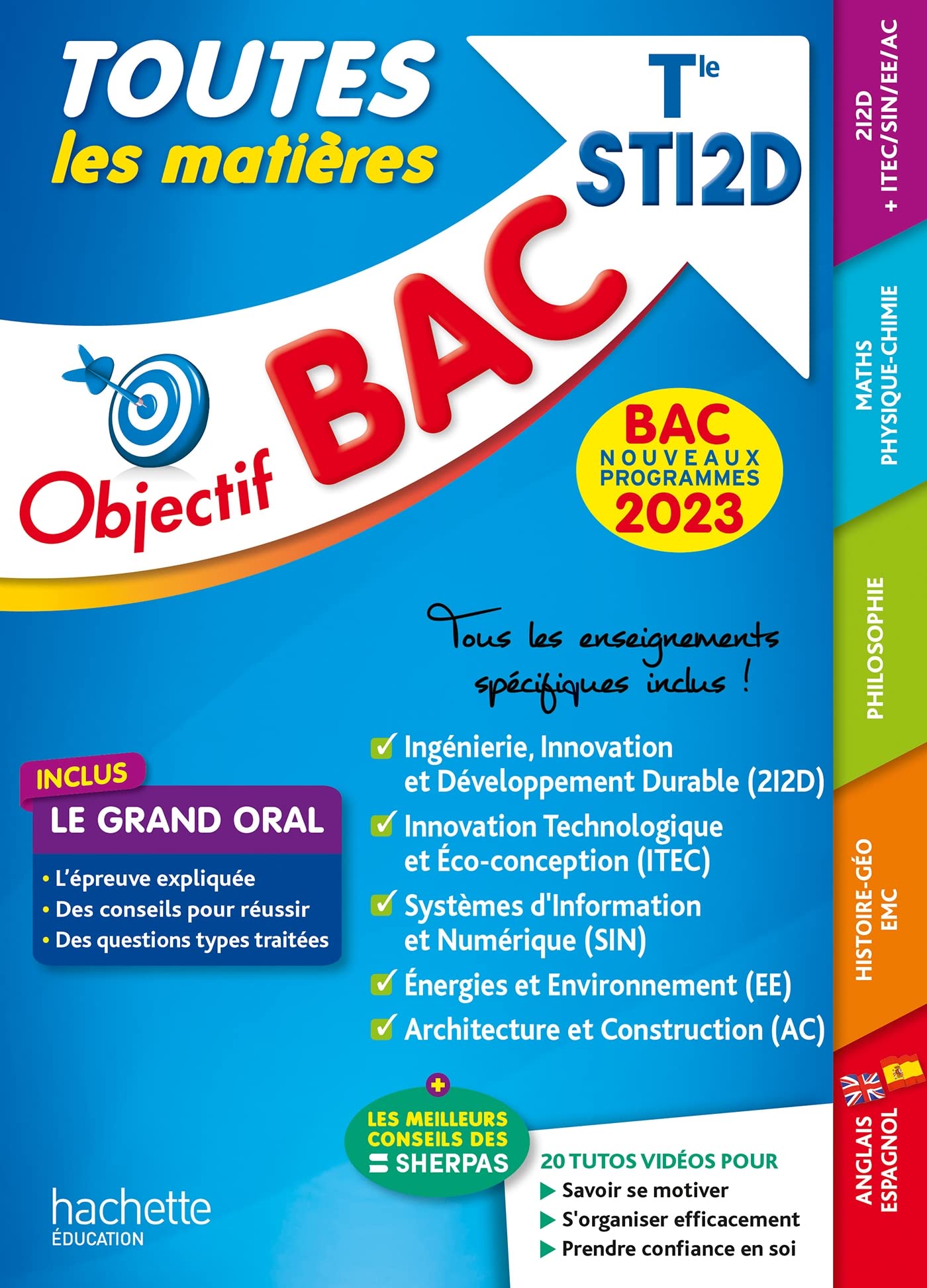 Objectif BAC 2023 Term STI2D Toutes les matières 9782017185840