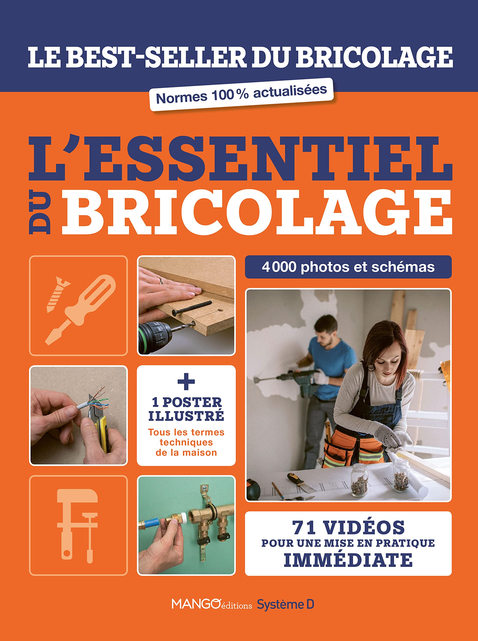 L'essentiel du bricolage: Le best-seller du bricolage - édition mise à jour - 71 vidéos pour une mise en pratique immédiate - 4000 photos et schémas - ... avec tous les termes techniques de la maison 9782317027567