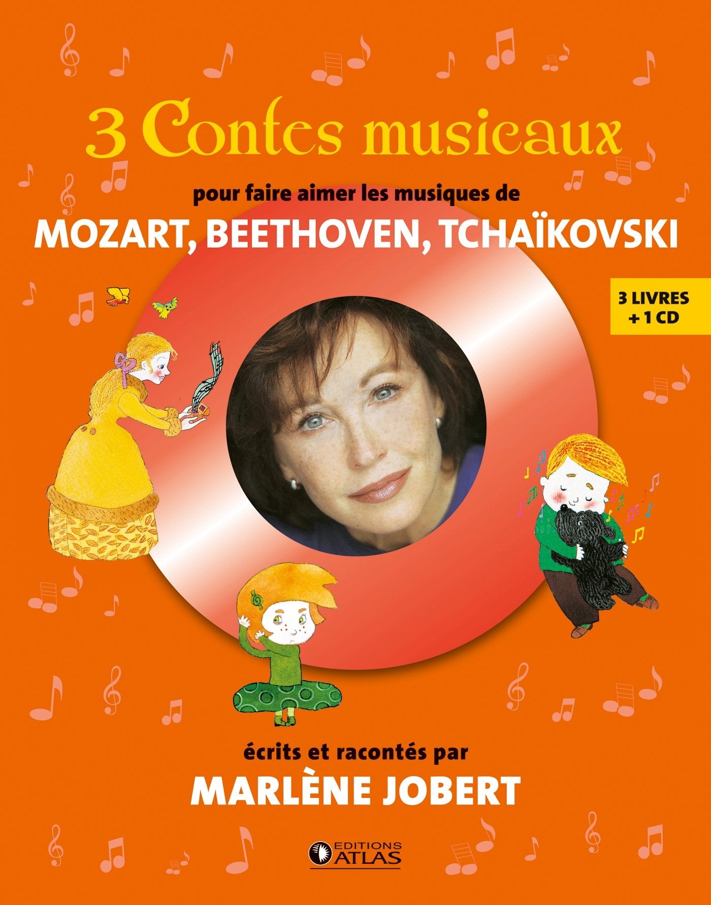 Coffret 3 contes musicaux n°3: Le petit garçon qui mordait les chiens, l'arbre qui pleure, Claire Delune 9782344004166