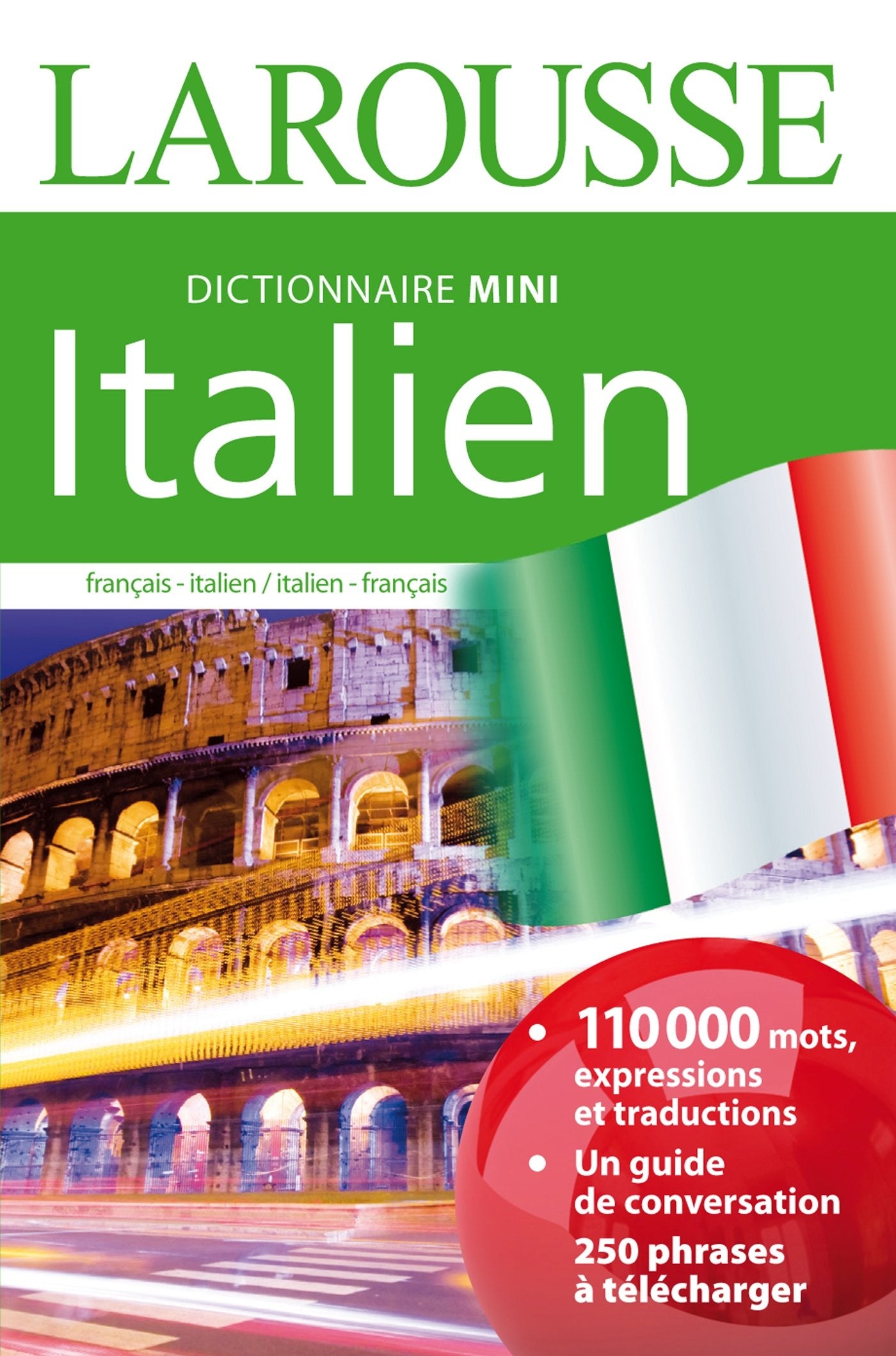 Mini dictionnaire italien: Français-Italien Italien-Français 9782035880802