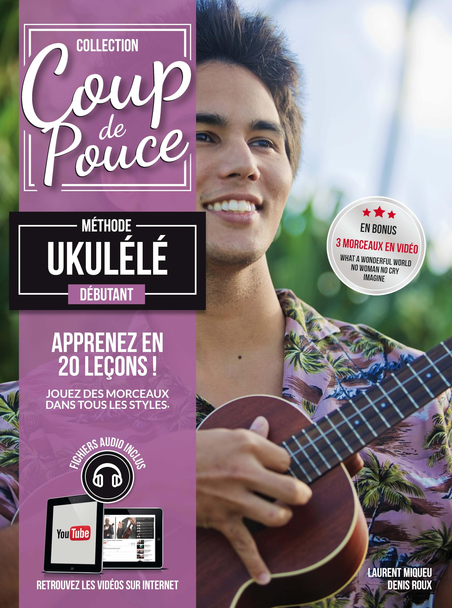 Roux Denis Debutant Ukulele Uke Book/Cd French 9790707006351